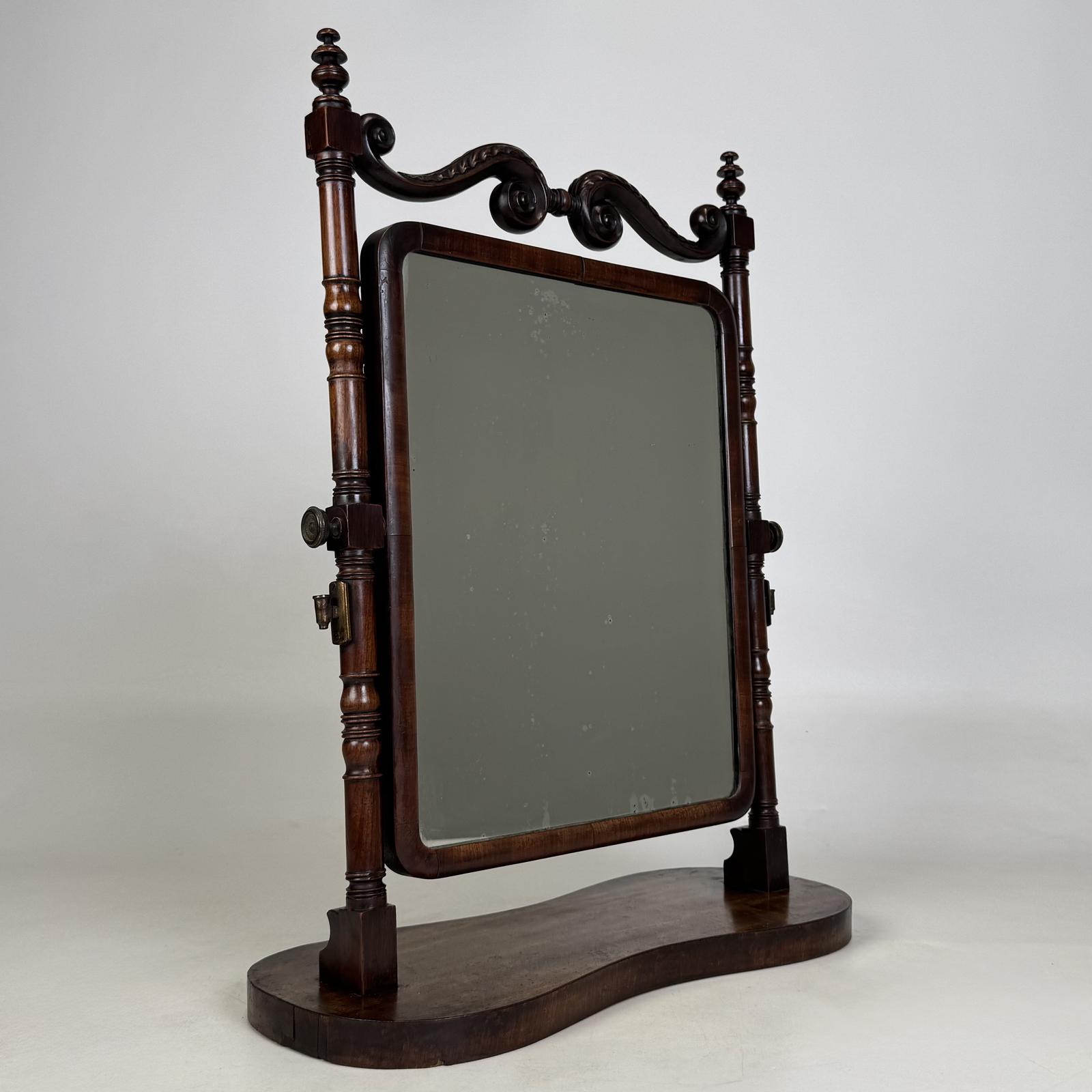 Antique 19th Century Regency Dressing Mirror in Mahogany (1 of 12) Antique 19th Century Regency Dressing Mirror in Mahogany (1 of 12)