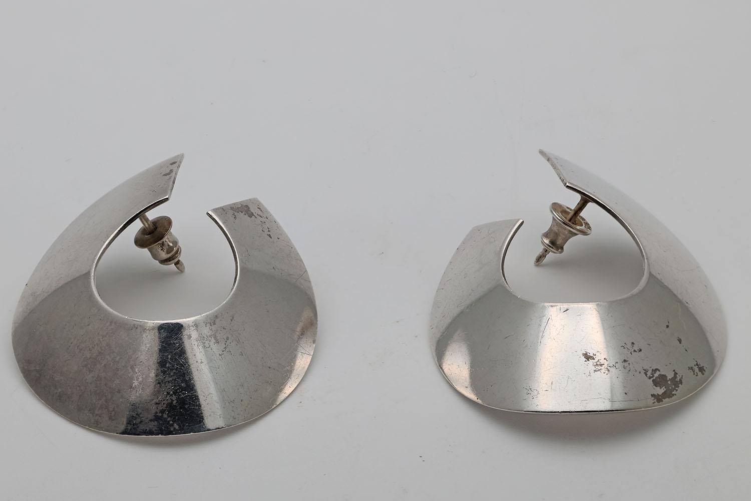 Georg Jensen Silver 'Moon Earrings' Regitze Overgaard (1 of 2) Georg Jensen Silver 'Moon Earrings' Regitze Overgaard (1 of 2)