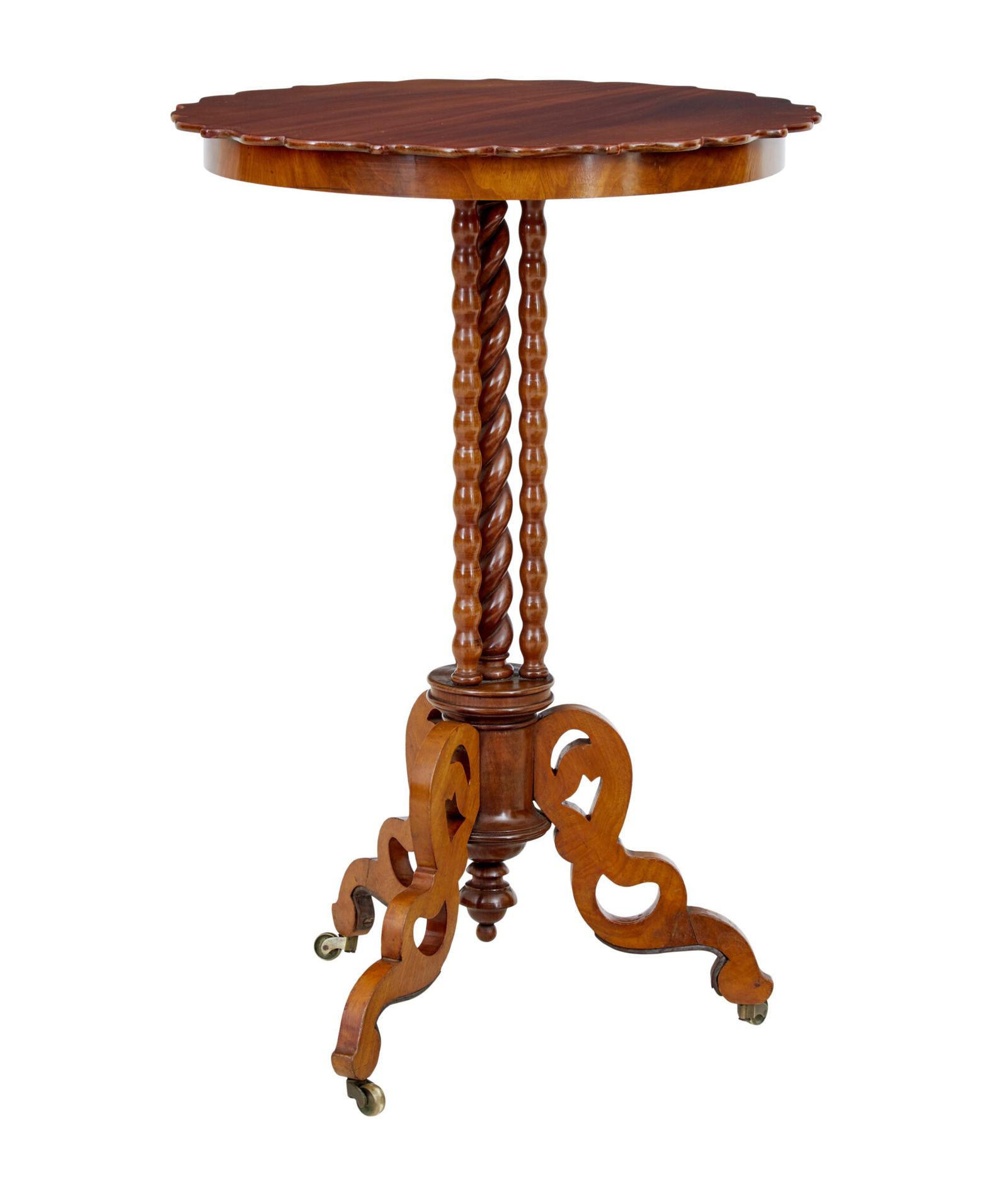 Late 19th Century Mahogany Bobbin Turned Occasional Table (1 of 7) Late 19th Century Mahogany Bobbin Turned Occasional Table (1 of 7)