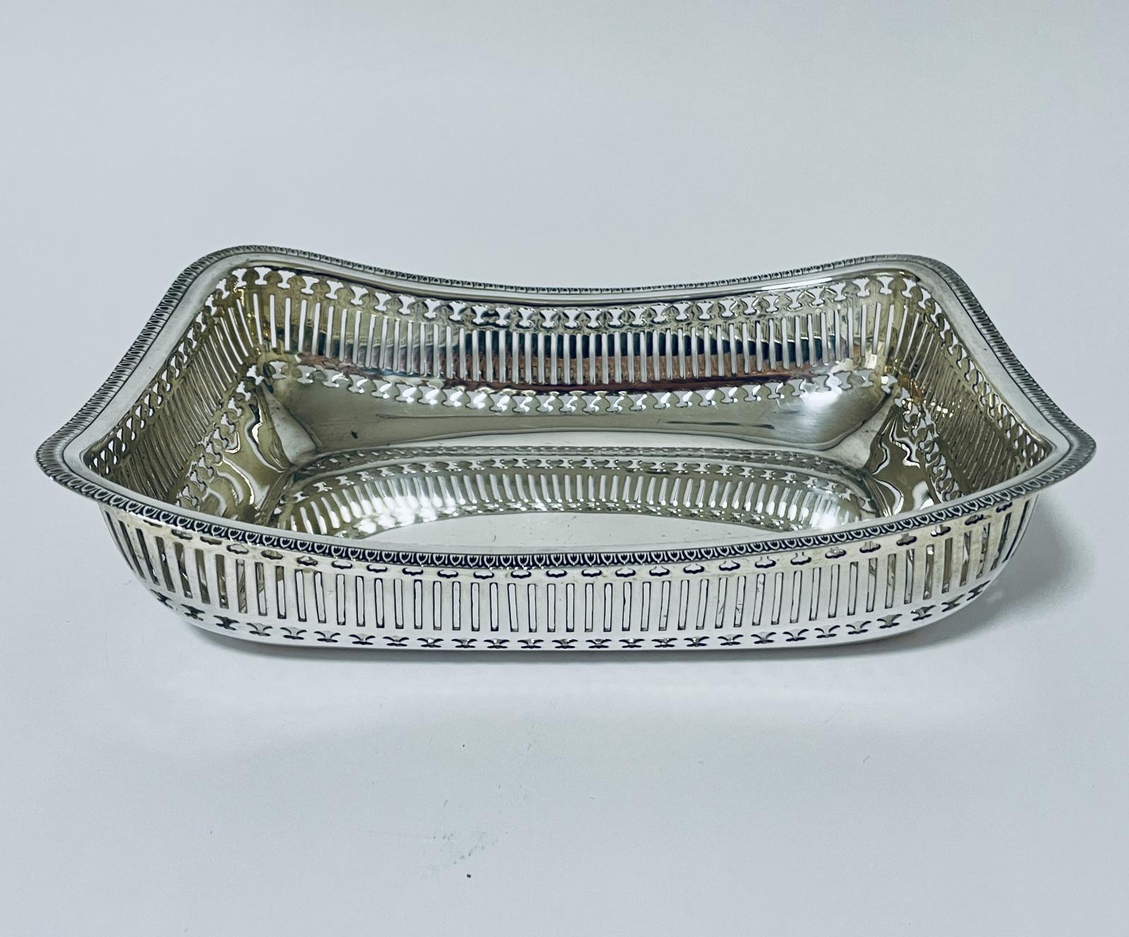 Antique Silver Fruit or Bread Basket (1 of 11)
