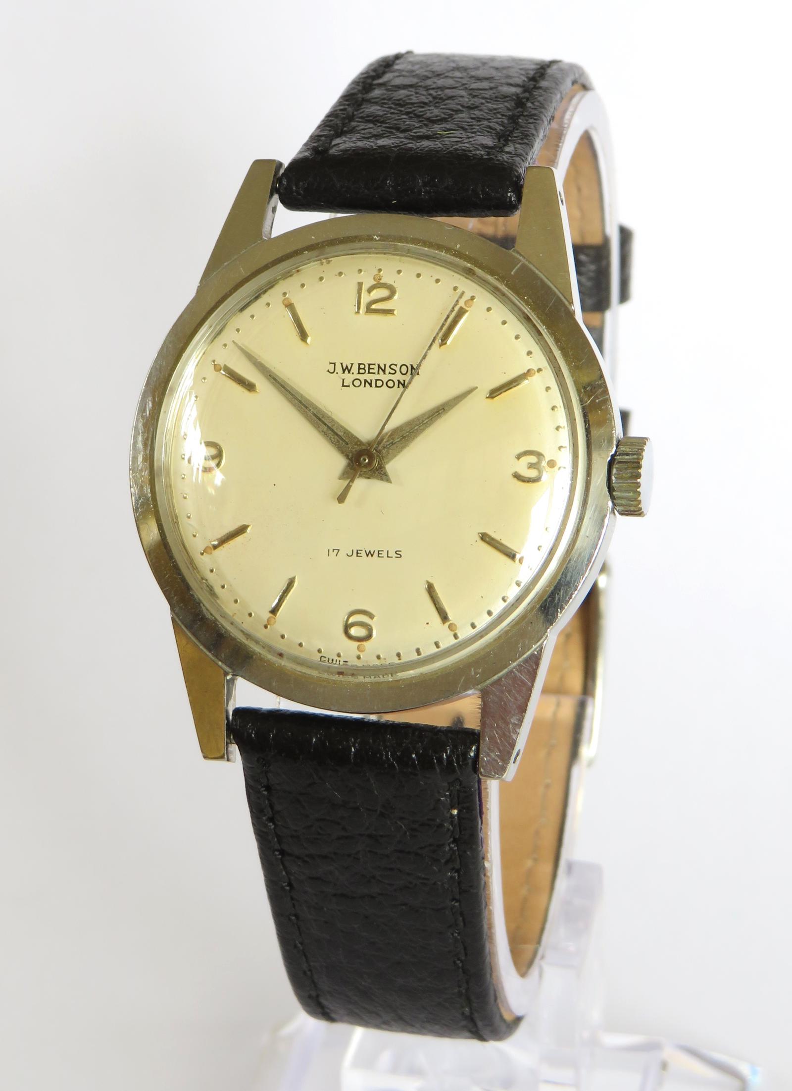 Watch : Gents Nivada Wrist Watch for J W Benson (1 of 5) Watch : Gents Nivada Wrist Watch for J W Benson (1 of 5)