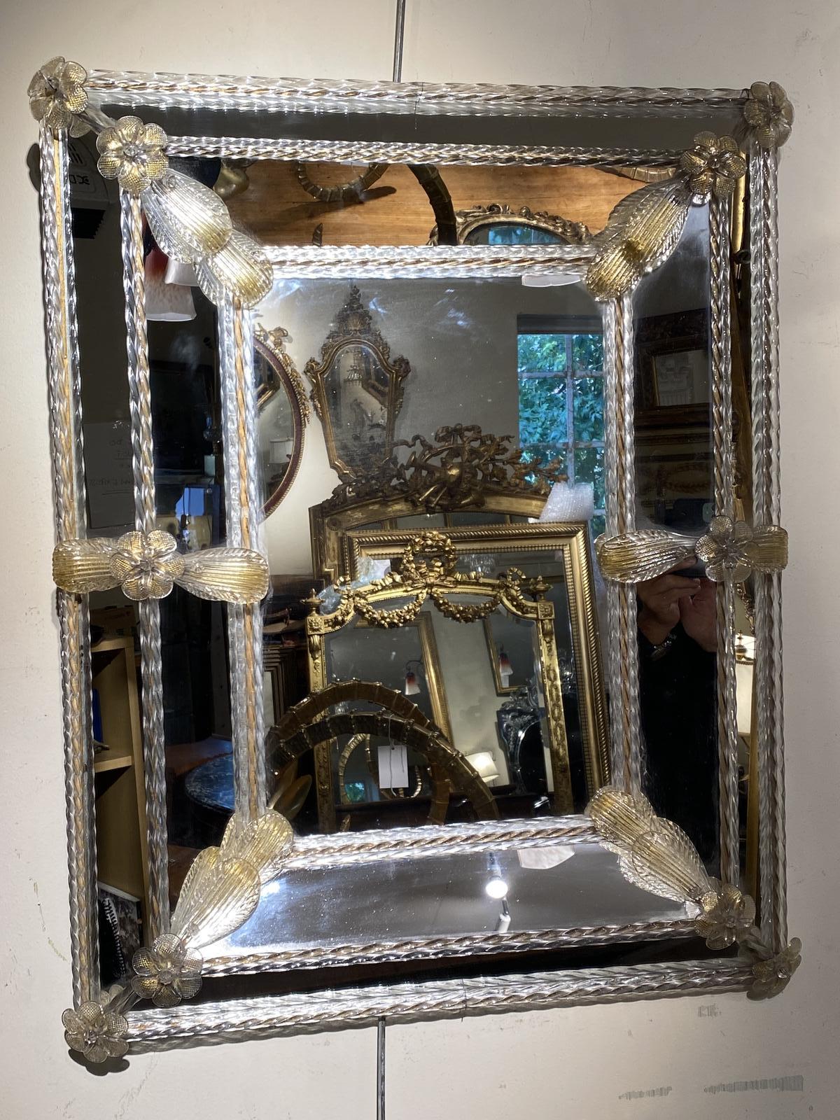 Venetian Murano Glass Mirror (1 of 8)