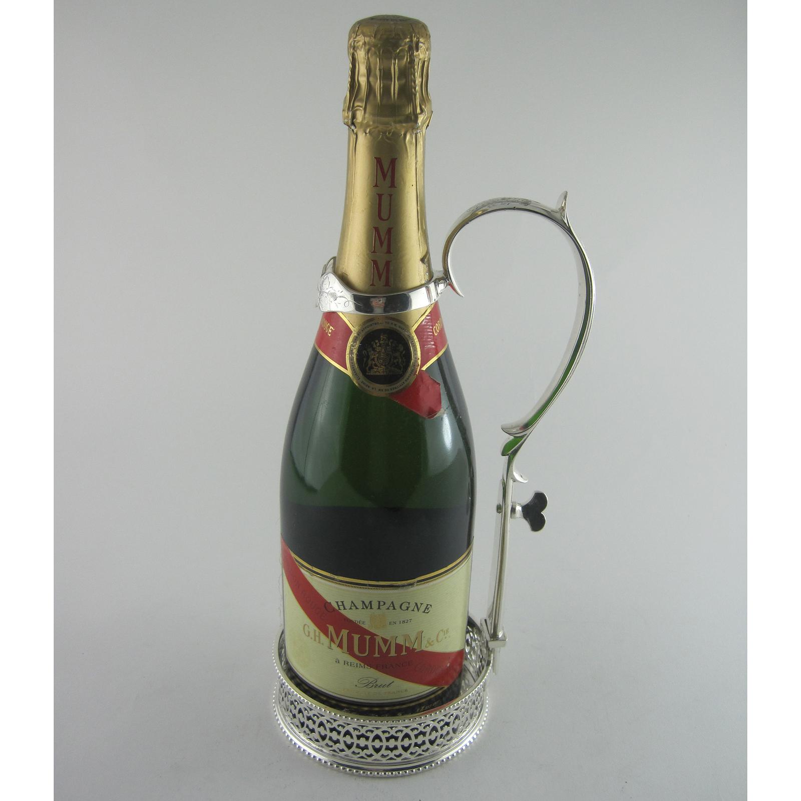 Hukin & Heath Silver Plated Champagne or Wine Bottle Holder (1 of 7)