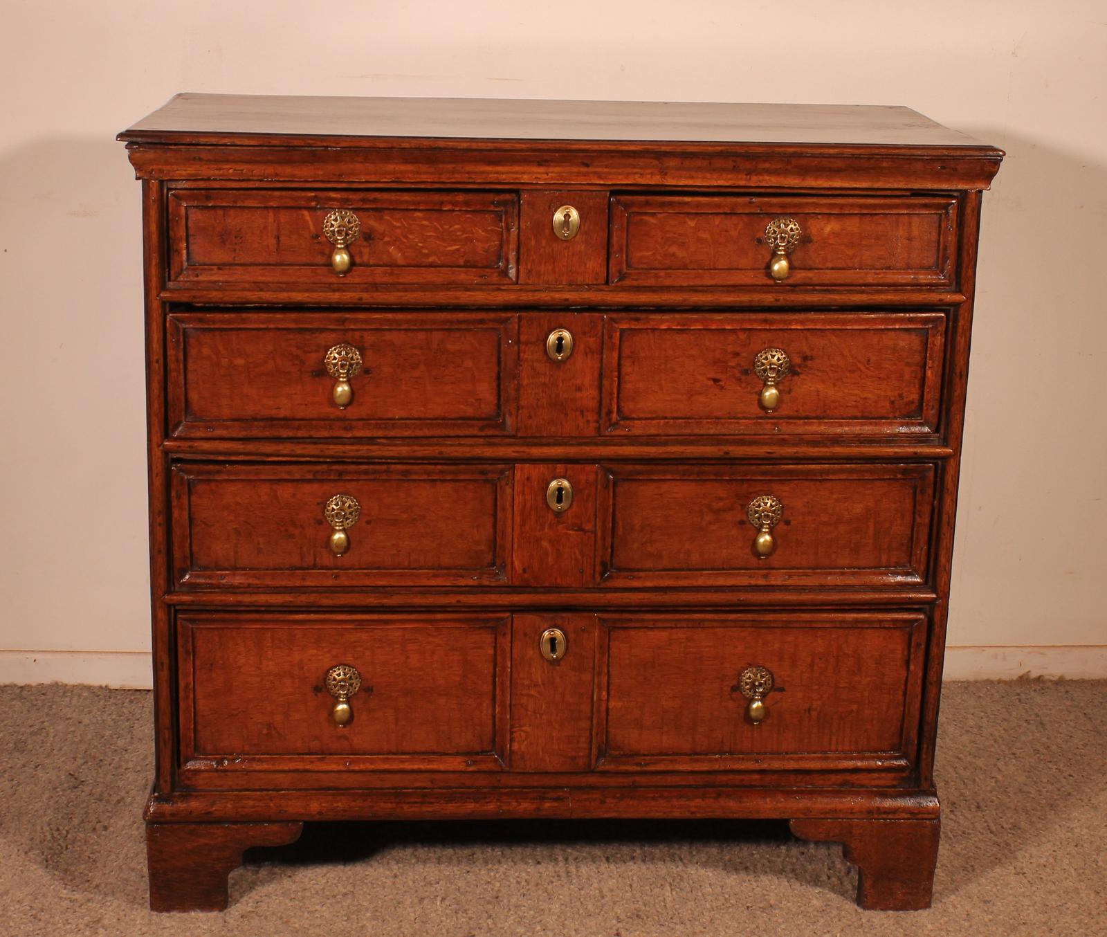 17th Century Oak Chest of Drawers - England (1 of 11)