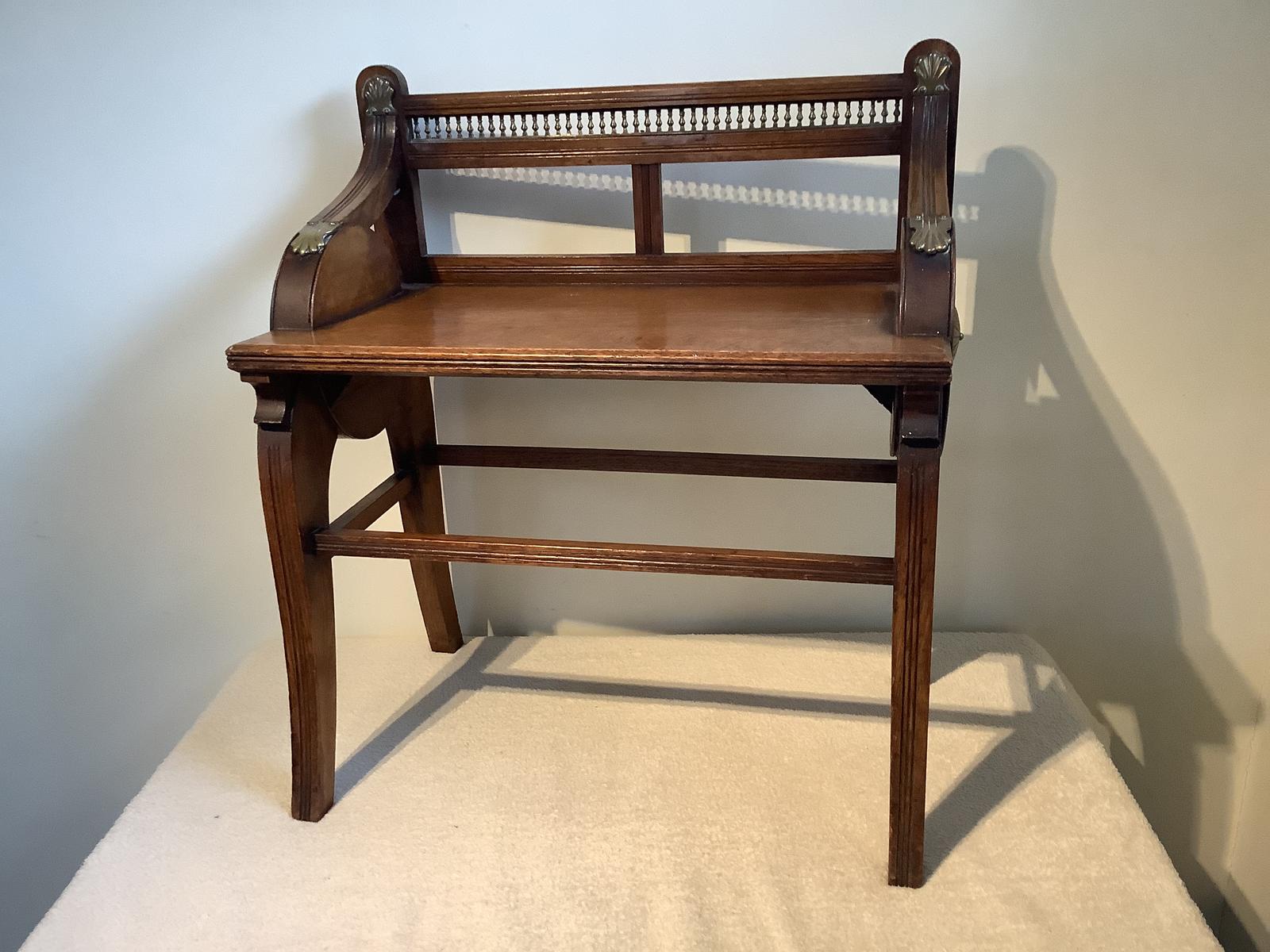 Shoolbred Oak Window Seat / Stool (1 of 7)