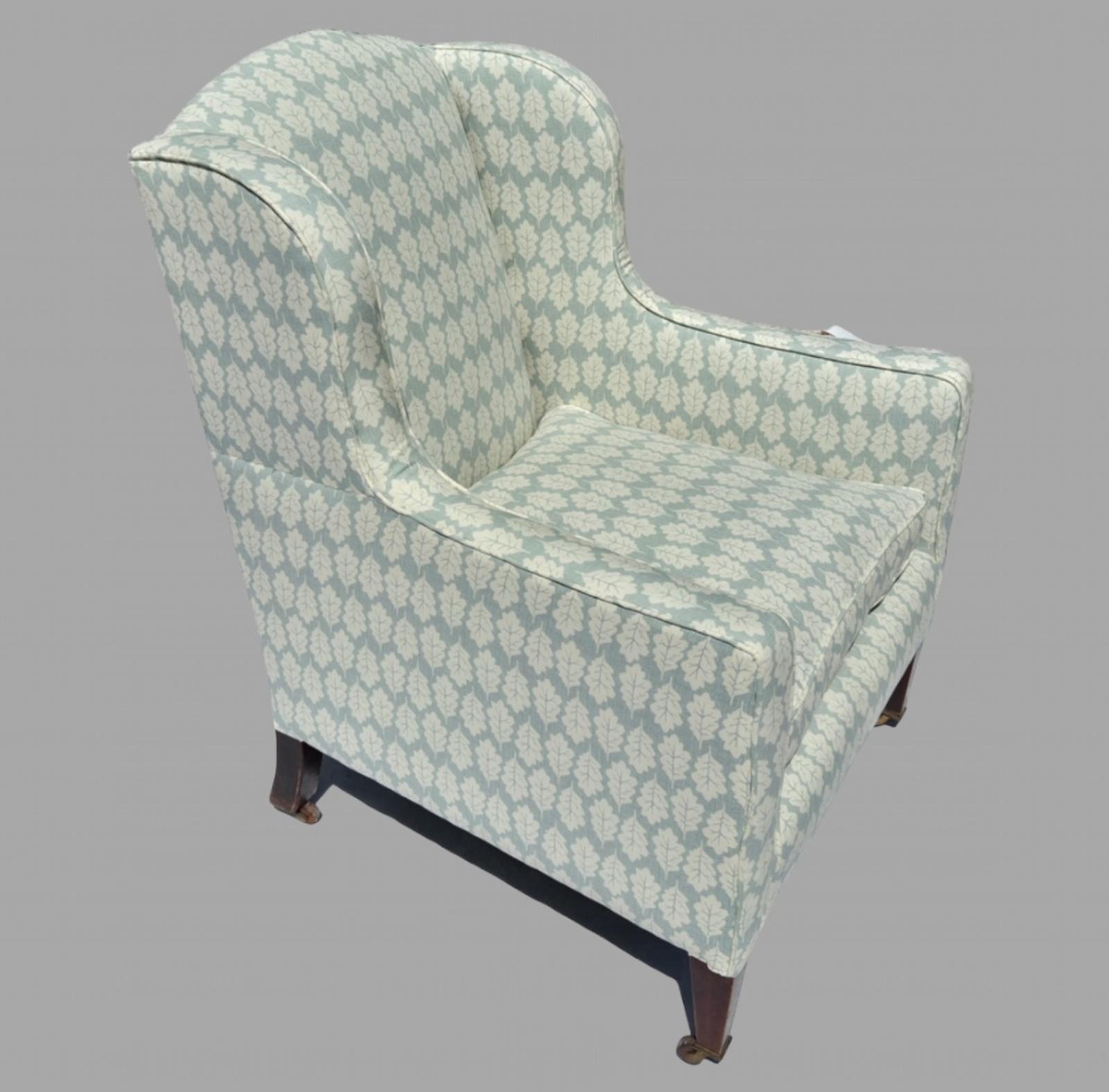 Edwardian Wing-back Armchair (1 of 4)