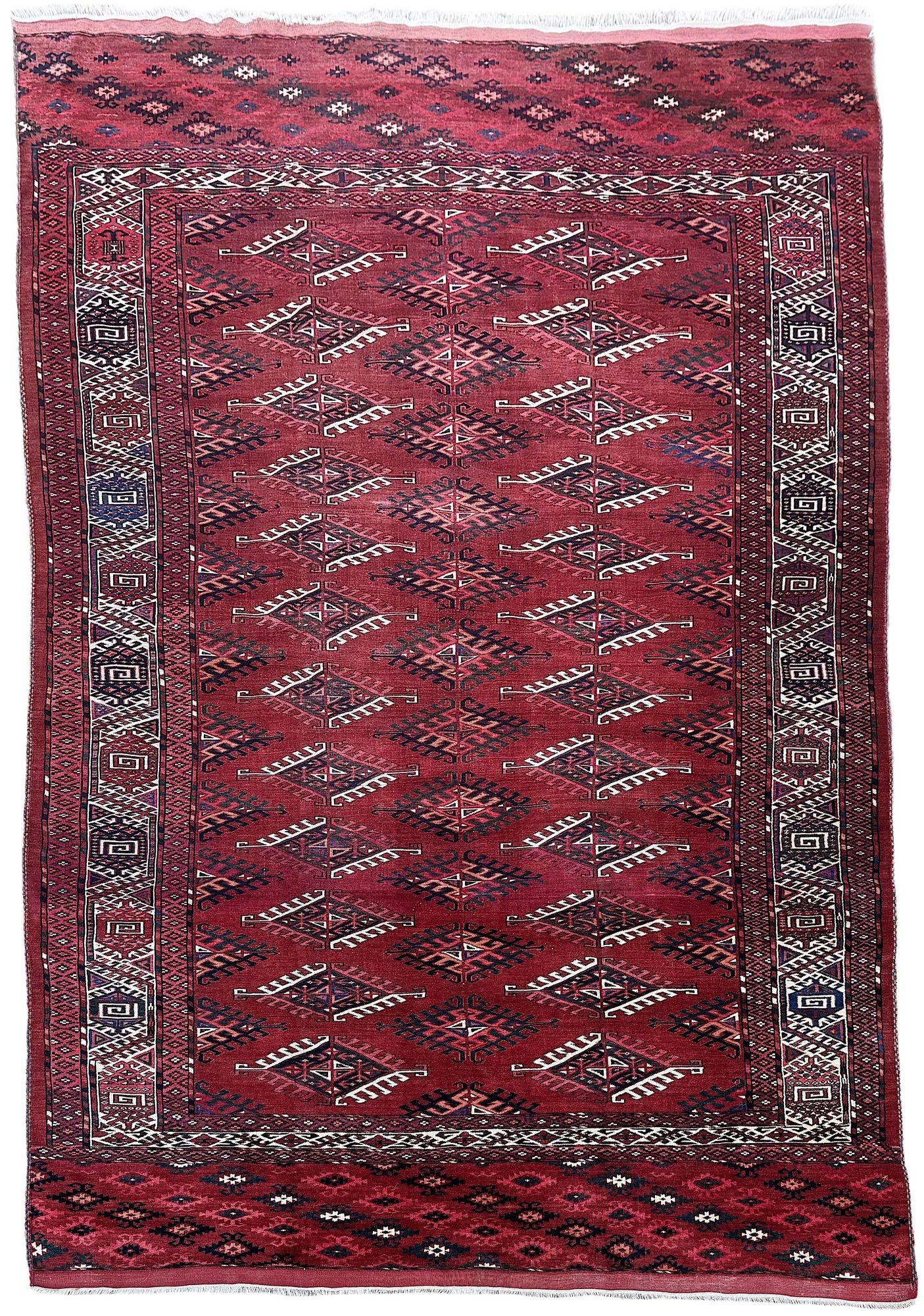 Antique Turkmen Yomut Carpet 2.98m x 1.94m (1 of 19) Antique Turkmen Yomut Carpet 2.98m x 1.94m (1 of 19)