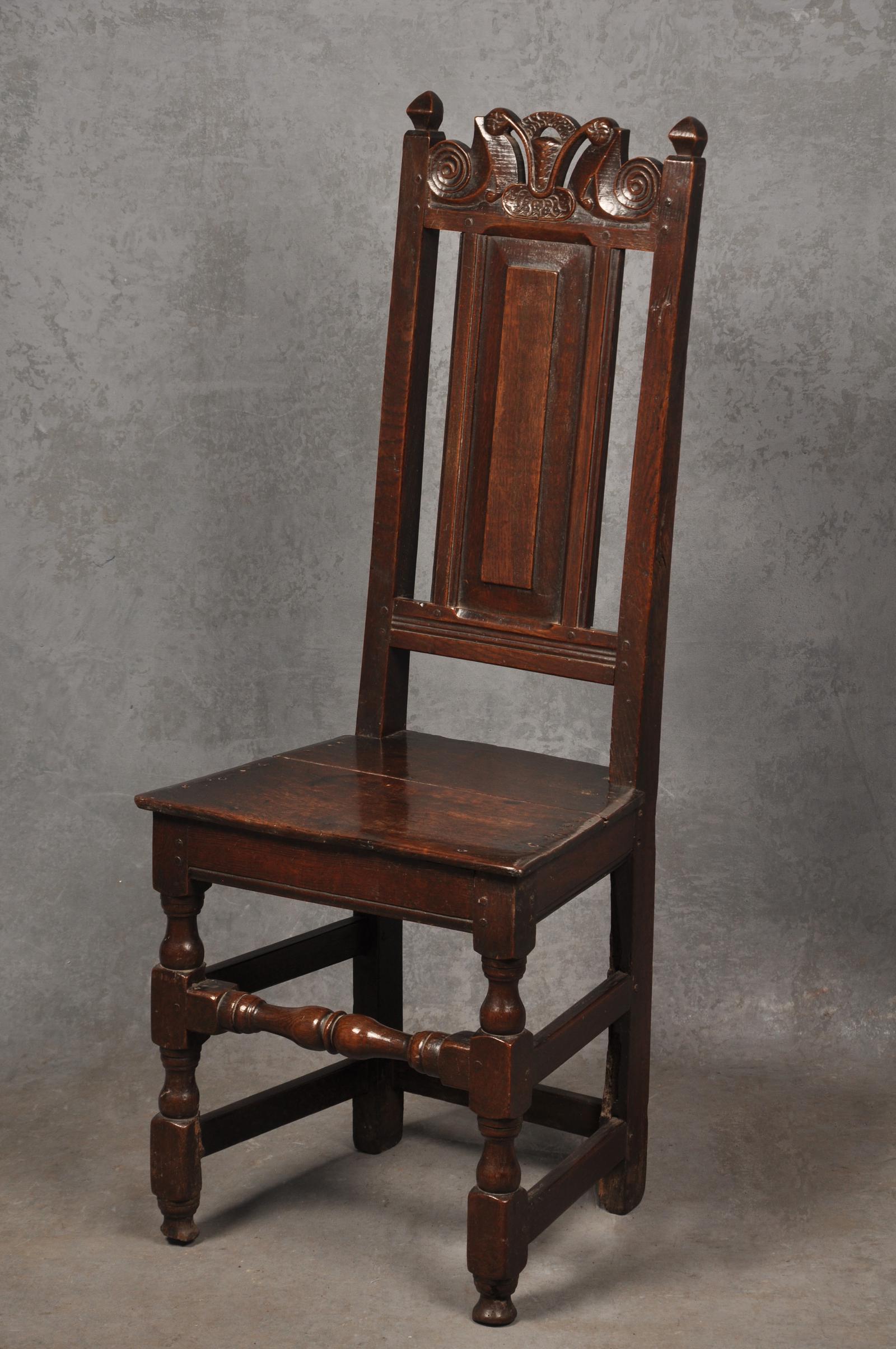 17th Century Oak Single Chair (1 of 8)