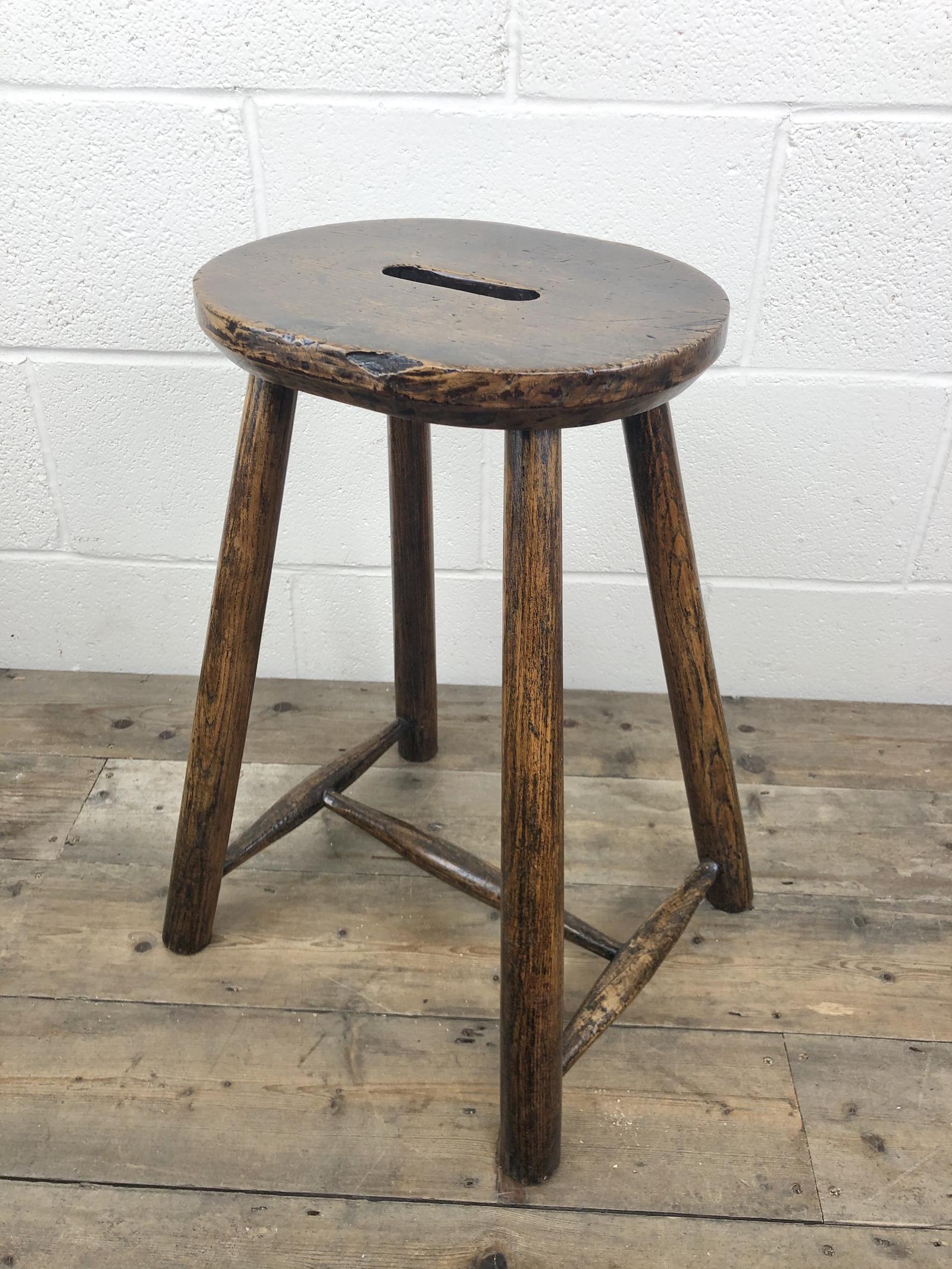 Antique 19th Century Oak Stool (1 of 6) Antique 19th Century Oak Stool (1 of 6)