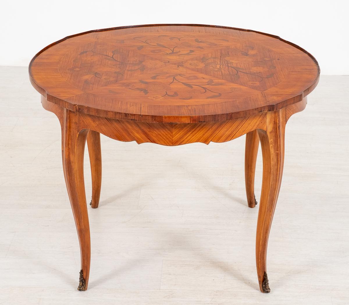 Pretty French Kingwood Occasional Table (1 of 5)