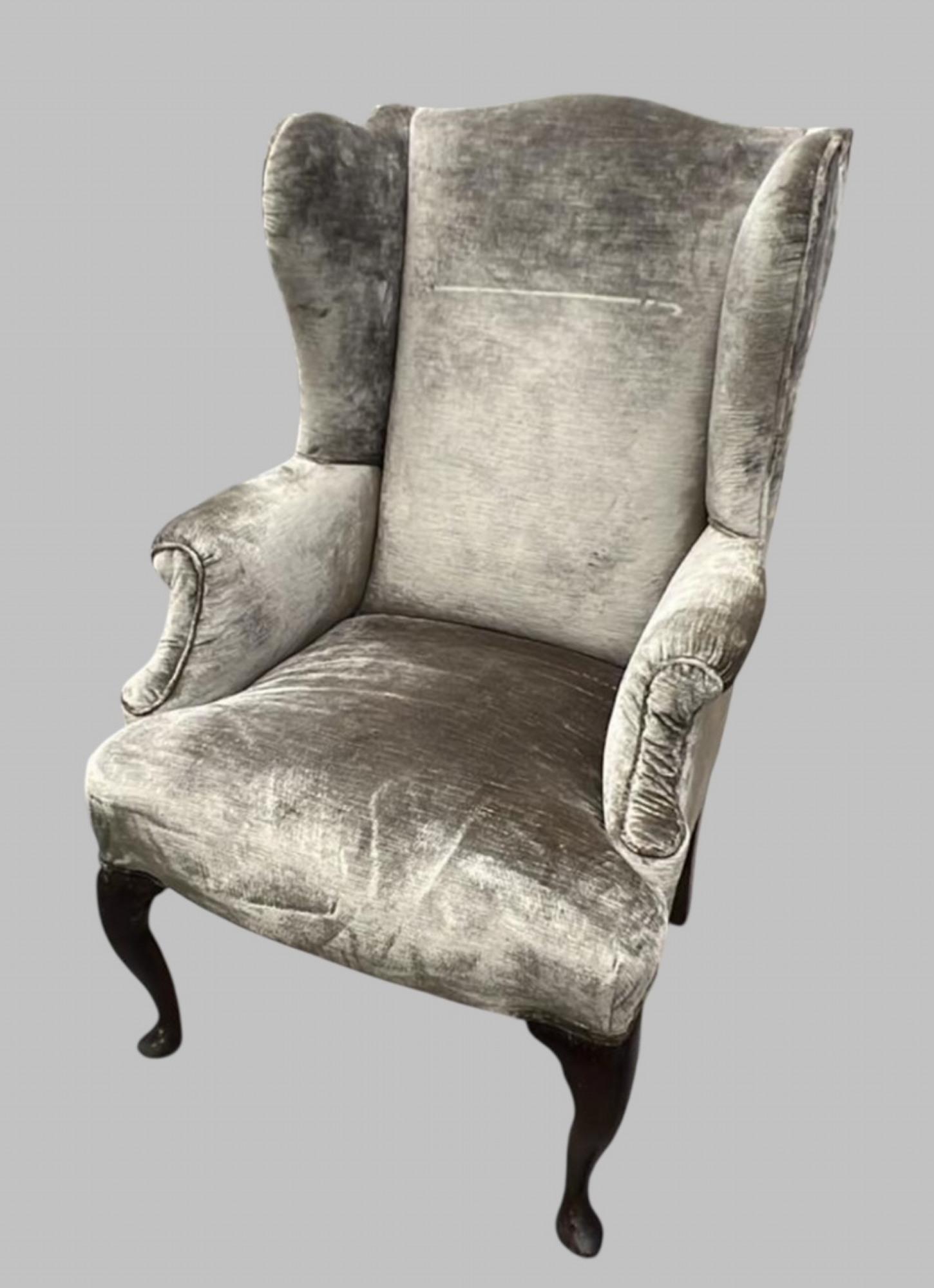 Fabulous Late Georgian Wingback Chair (1 of 8)