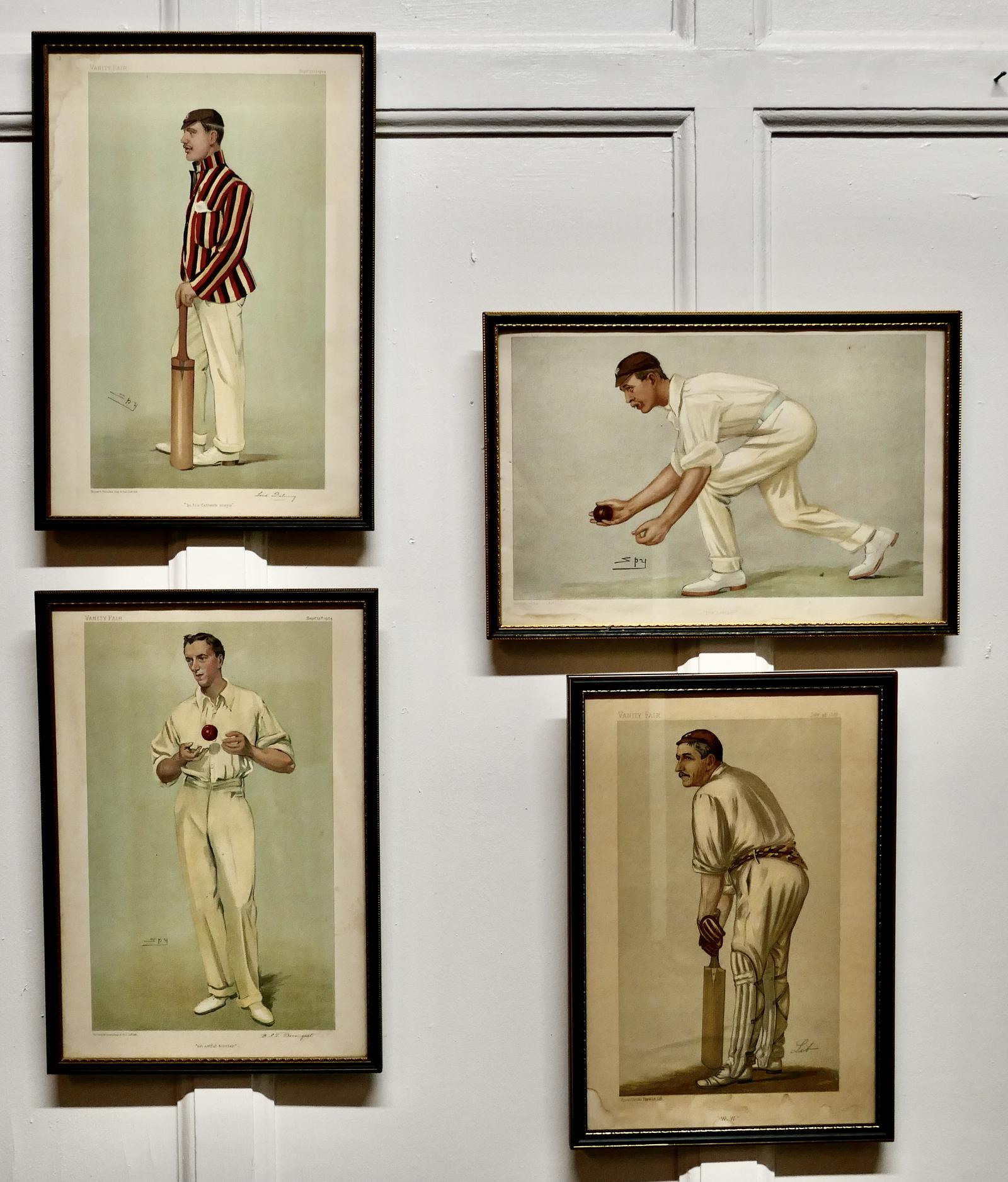 Collection of 4 Vanity Fair Cricketing Themed “Spy”Prints (1 of 11) Collection of 4 Vanity Fair Cricketing Themed “Spy”Prints (1 of 11)