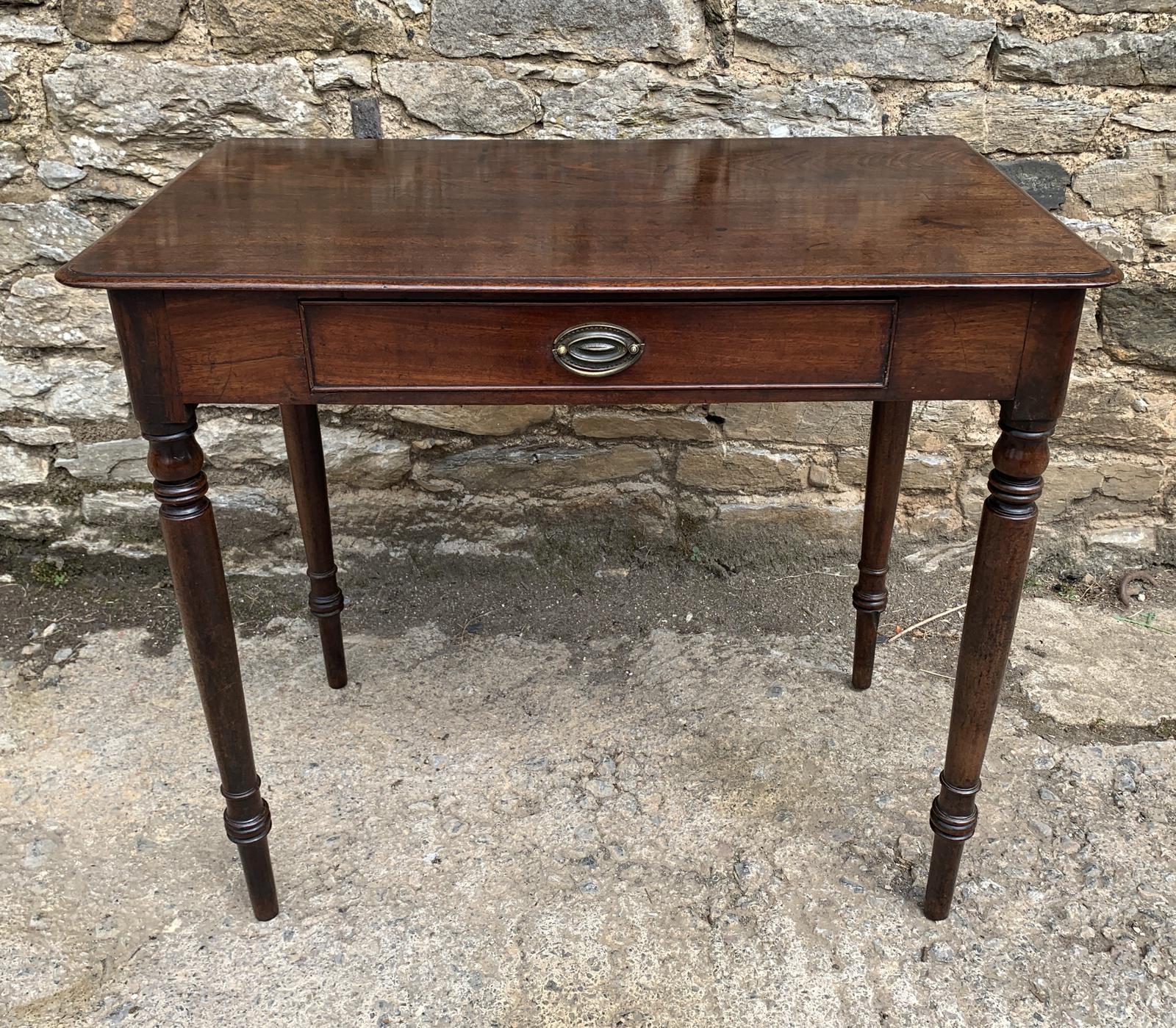 Antique Georgian Mahogany Side Table with Drawer (1 of 20) Antique Georgian Mahogany Side Table with Drawer (1 of 20)