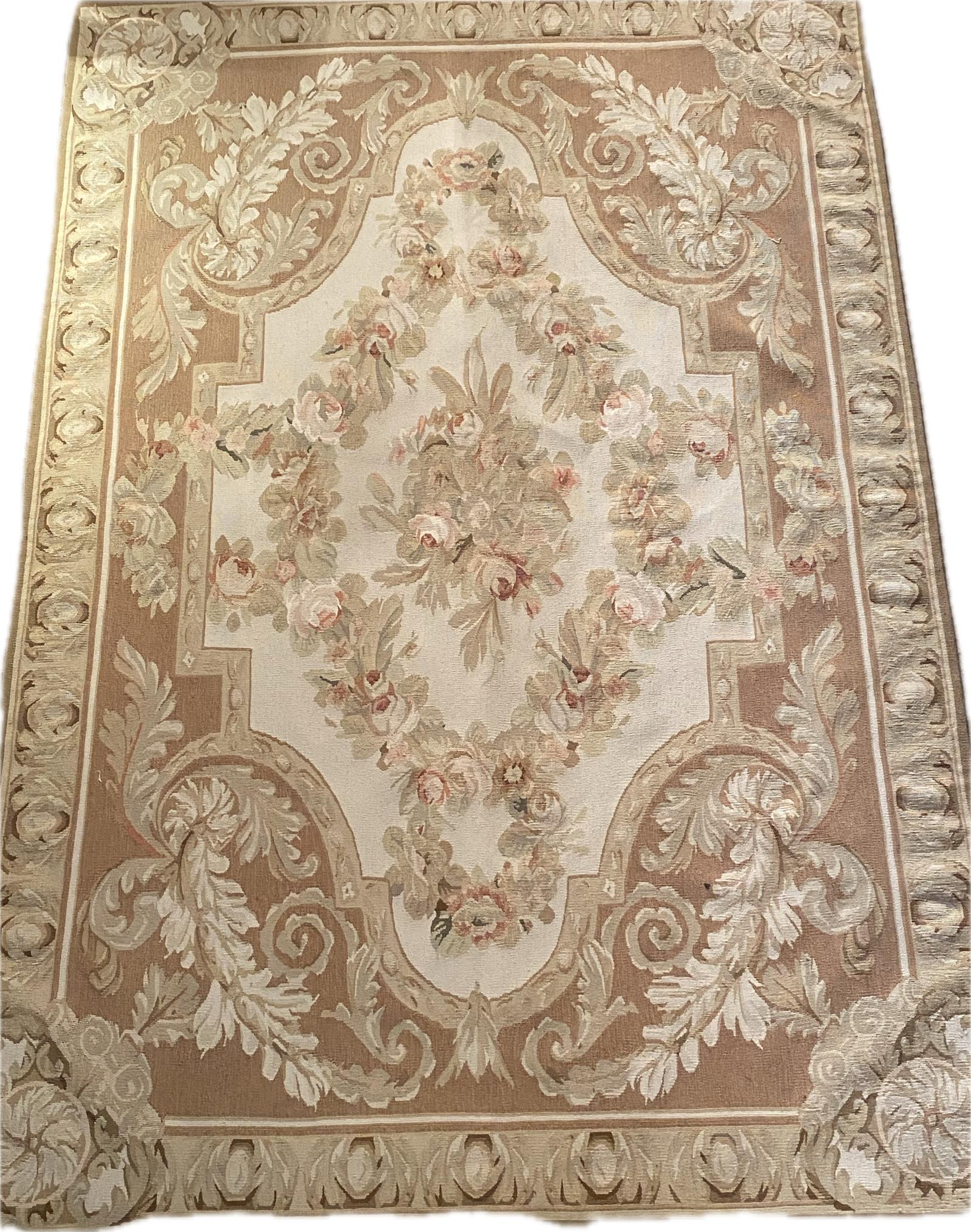 French Aubusson Carpet or Wall Hanging (1 of 5) French Aubusson Carpet or Wall Hanging (1 of 5)