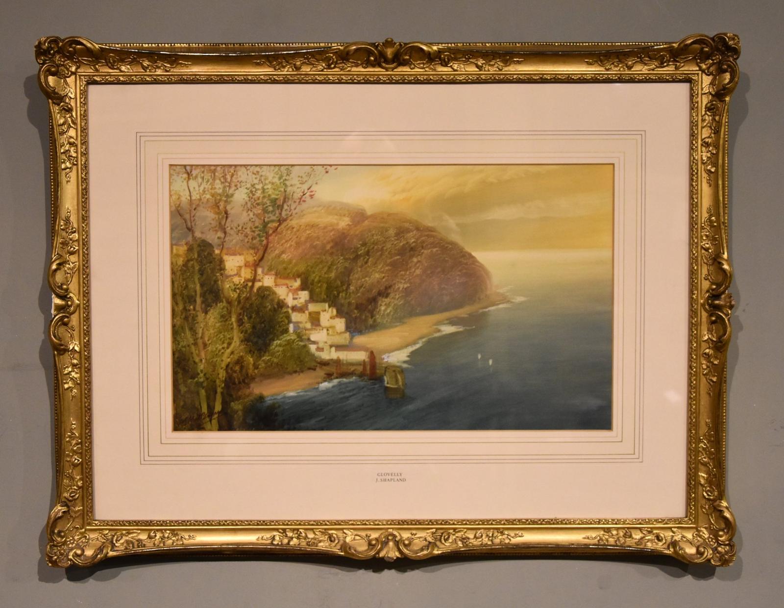Oil Painting by John Shapland "Clovelly" (1 of 4)
