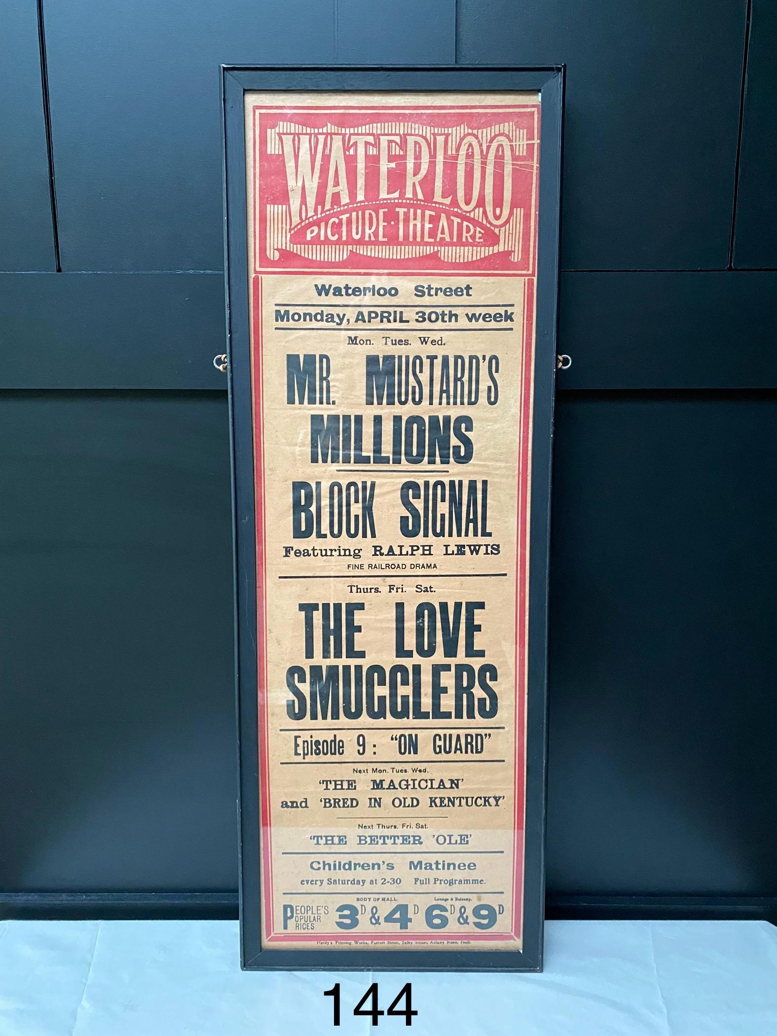 Double Sided Framed Theatre Poster (1 of 2)