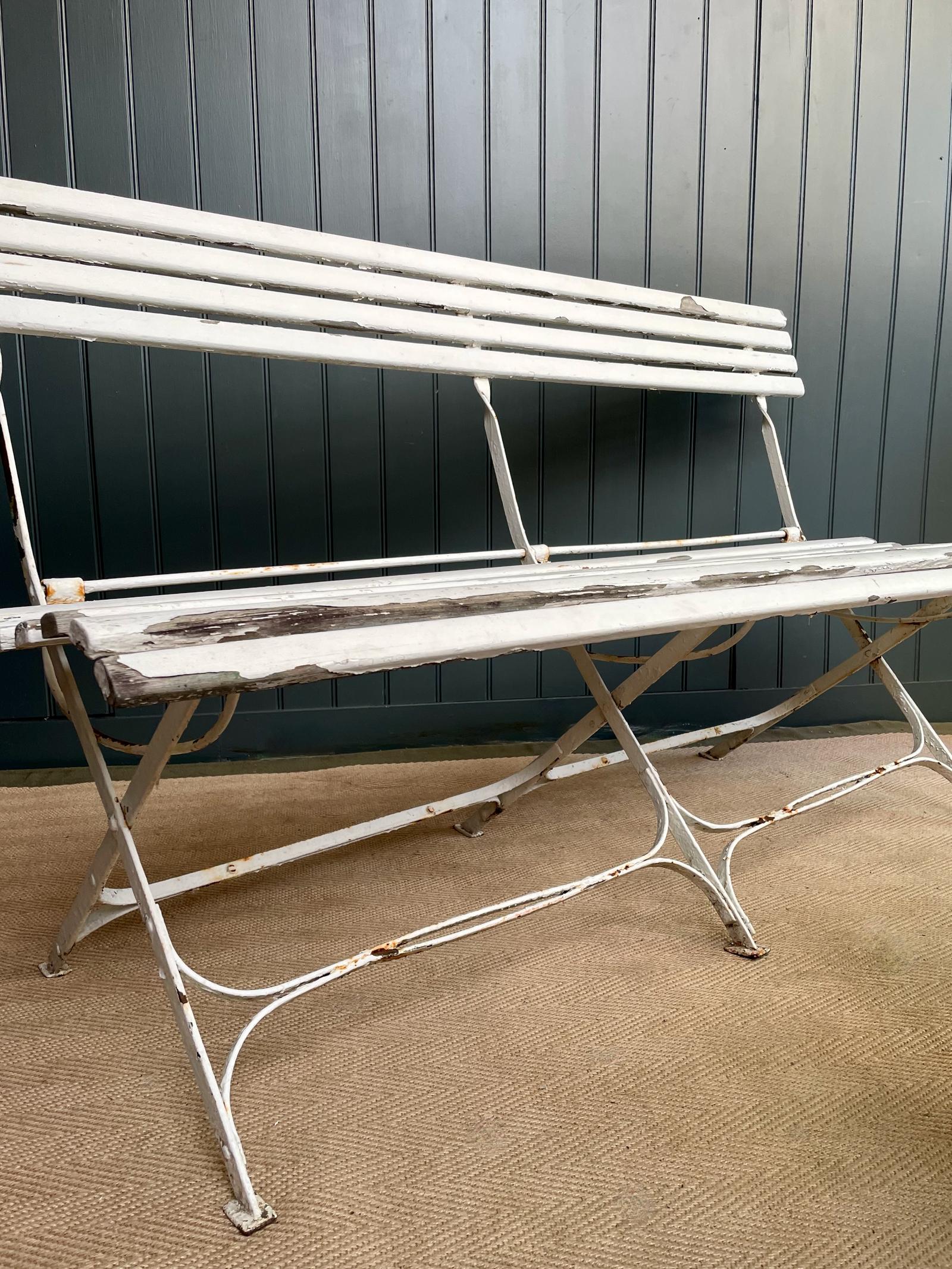 French Folding Garden Bench (1 of 5) French Folding Garden Bench (1 of 5)