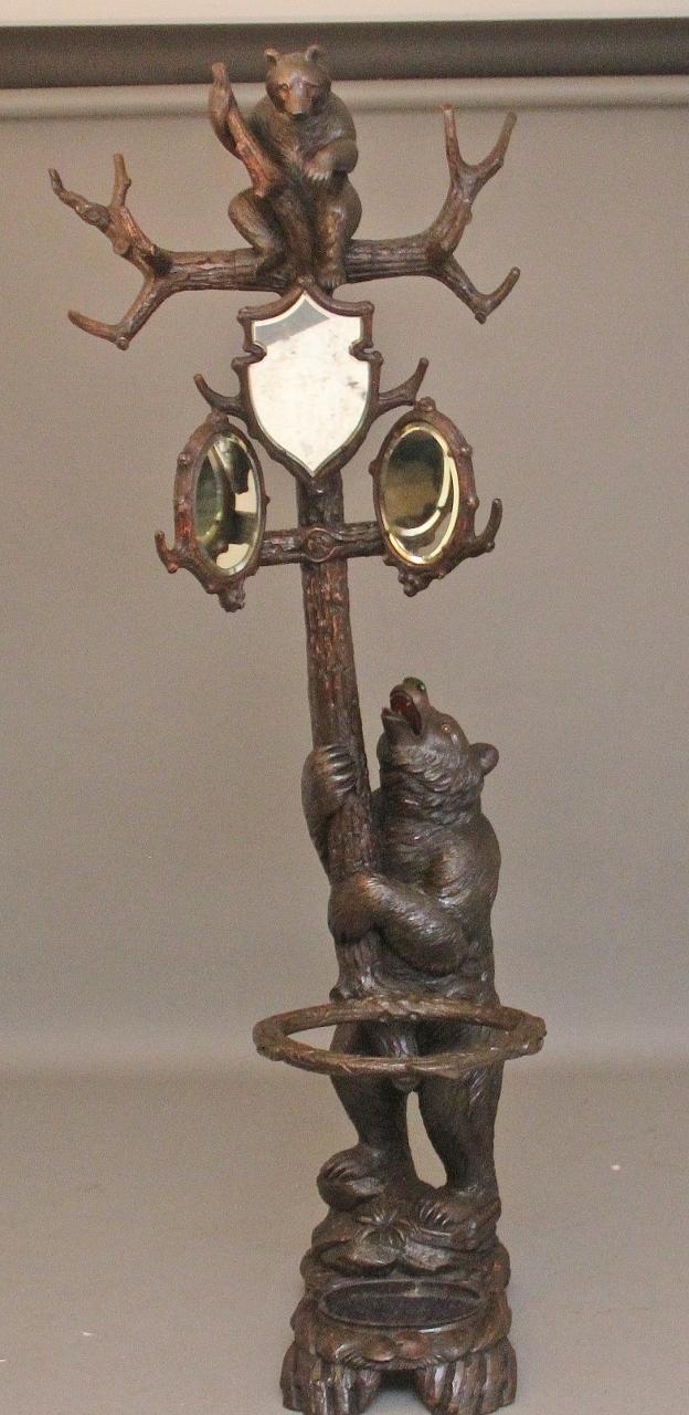 19th Century Black Forest Bear Hall Stand (1 of 17)