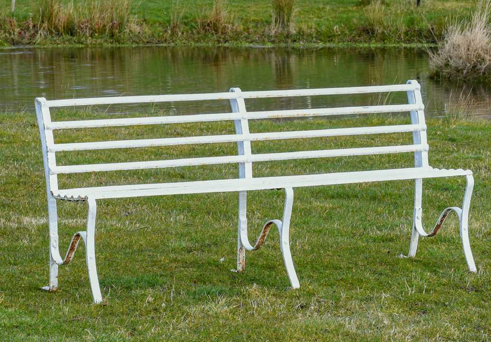 Good 19th Century Regency Style Garden Bench (1 of 8)