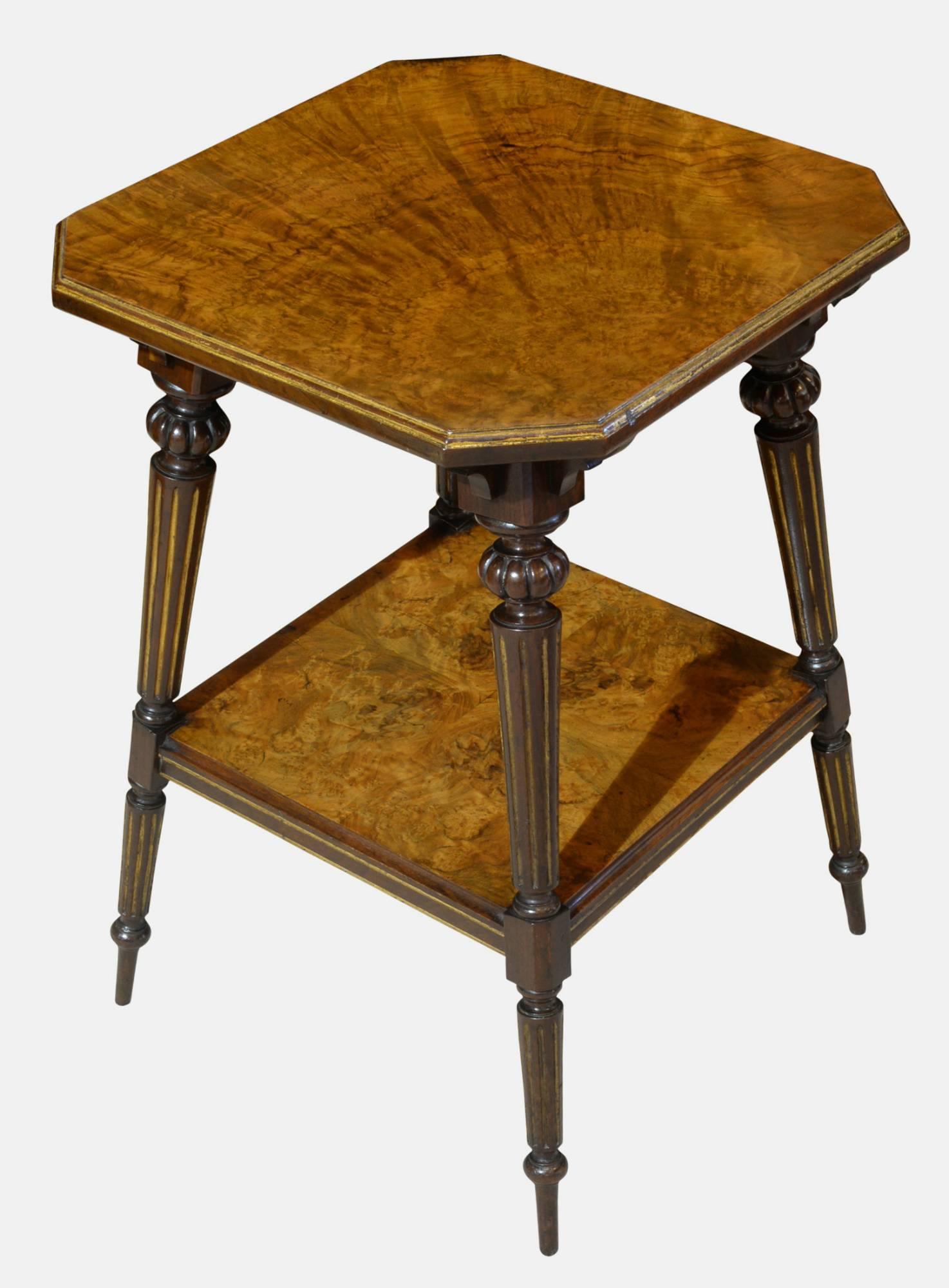 Unusual Victorian Burr Walnut Occasional Table c.1880 (1 of 1) Unusual Victorian Burr Walnut Occasional Table c.1880 (1 of 1)