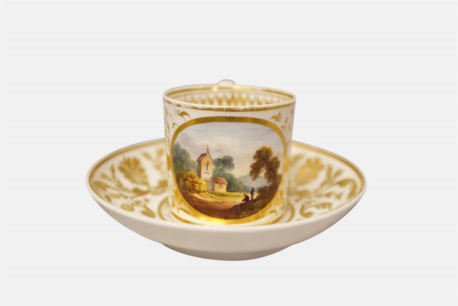 Early 19th Century Derby Cup & Saucer (1 of 1) Early 19th Century Derby Cup & Saucer (1 of 1)