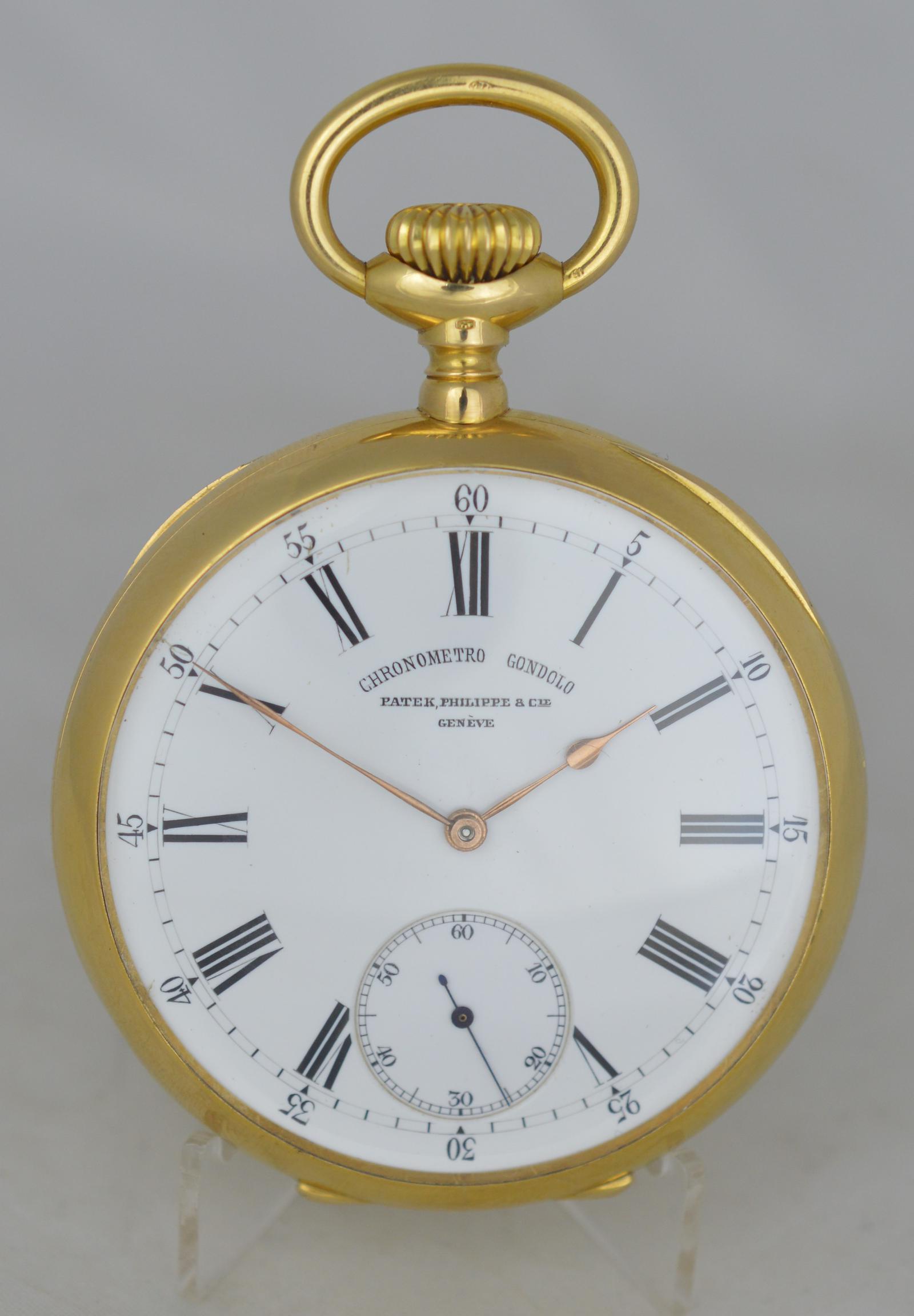 1910 Patek Philippe Chronometro Gondolo 18k Pocket Watch (1 of 6) 1910 Patek Philippe Chronometro Gondolo 18k Pocket Watch (1 of 6)