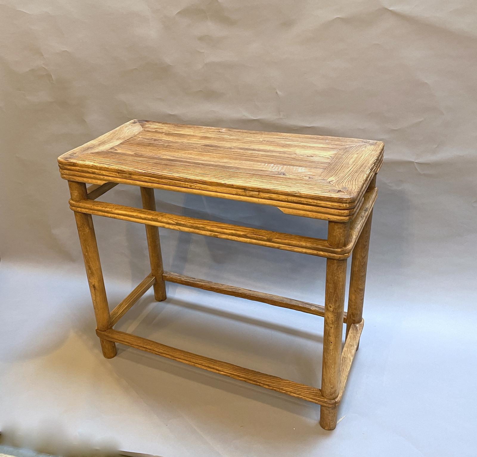 19th Century Chinese Elm Side Table (1 of 8)