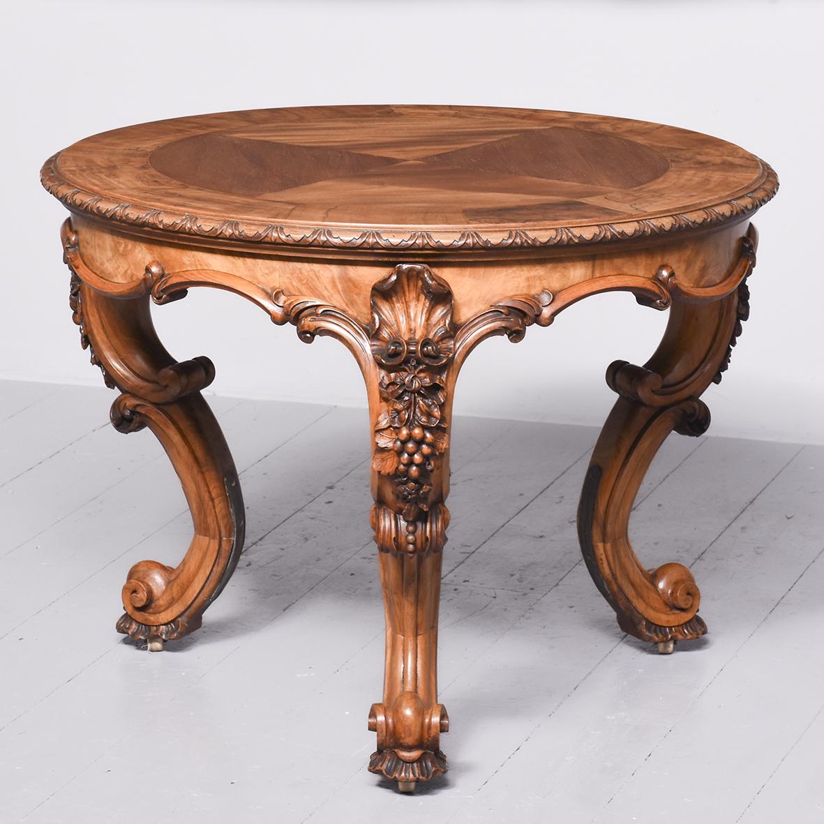 Victorian Walnut Centre Table (1 of 11) Victorian Walnut Centre Table (1 of 11)