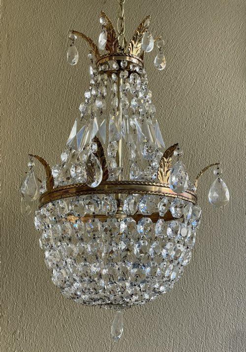 Pretty Gilded Tent & Bag Chandelier (1 of 3) Pretty Gilded Tent & Bag Chandelier (1 of 3)