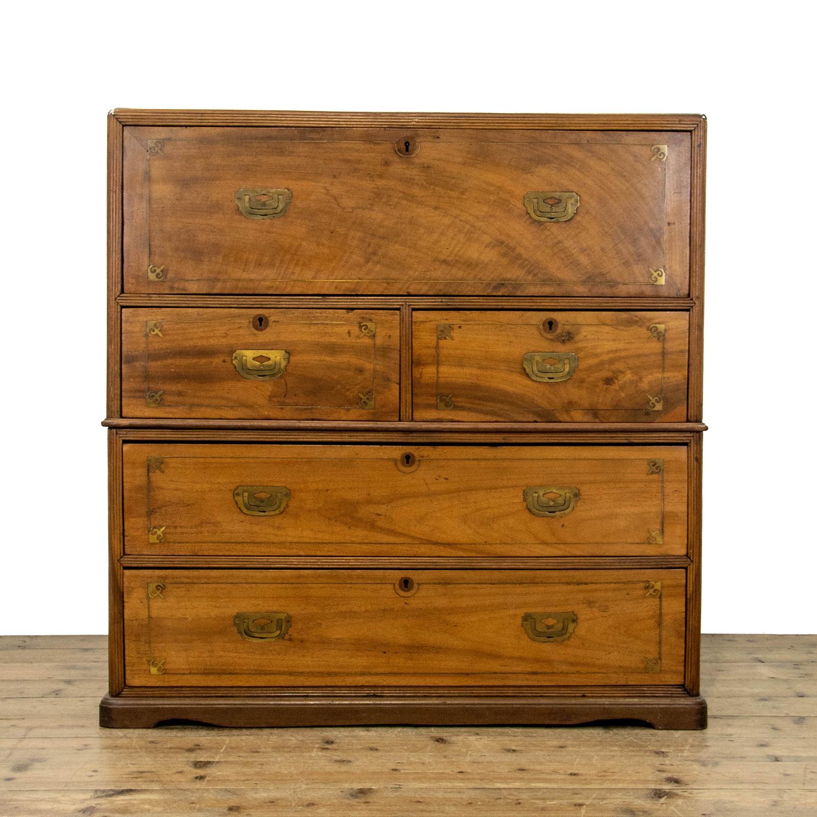 Antique Camphor Wood Campaign Chest (1 of 13)