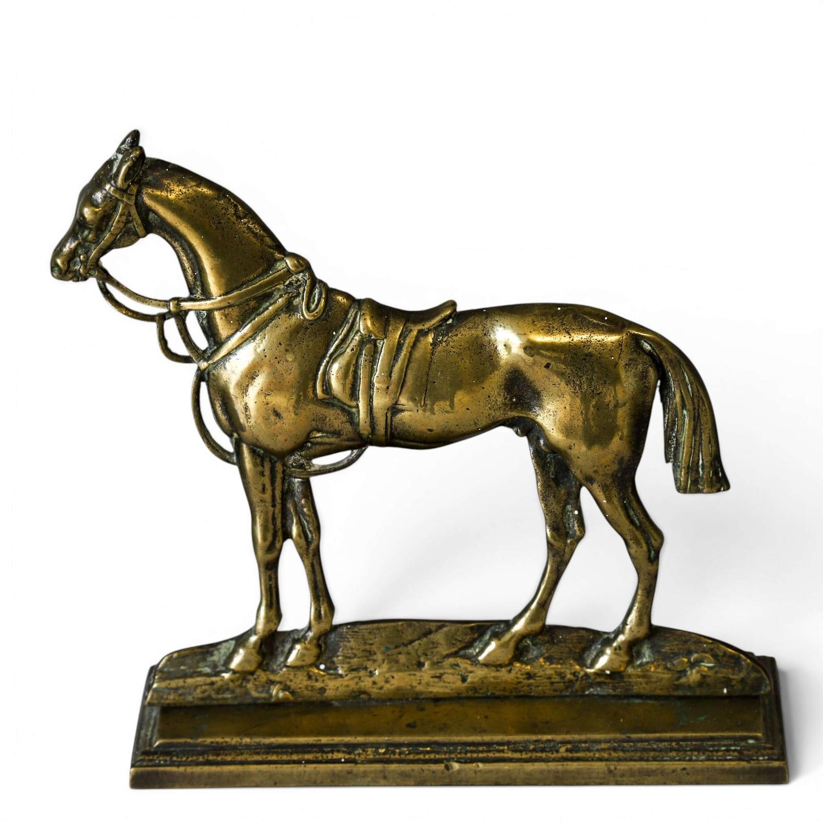 Brass Horse Doorstop c.1920 (1 of 7) Brass Horse Doorstop c.1920 (1 of 7)