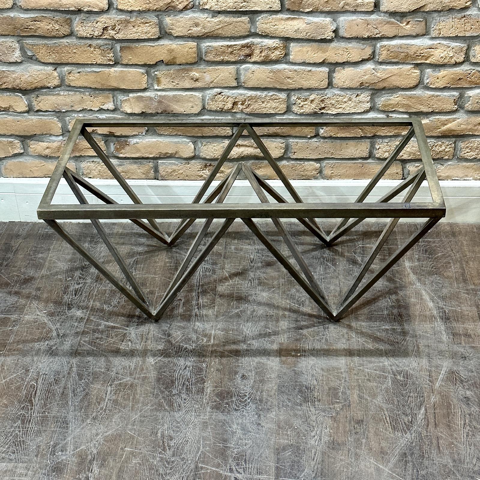 Brass Geometrical Coffee Table Base (1 of 4) Brass Geometrical Coffee Table Base (1 of 4)