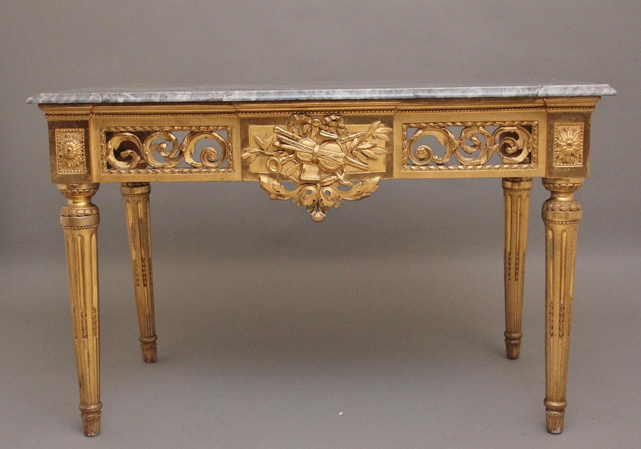 Superb Quality 18th Century Italian Giltwood Console Table (1 of 17) Superb Quality 18th Century Italian Giltwood Console Table (1 of 17)