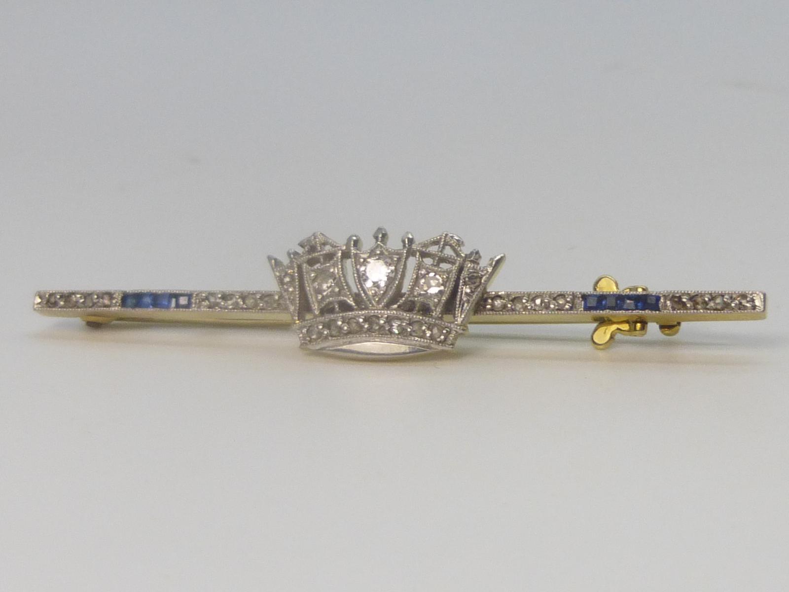 Royal Navy Crown Brooch (1 of 6)