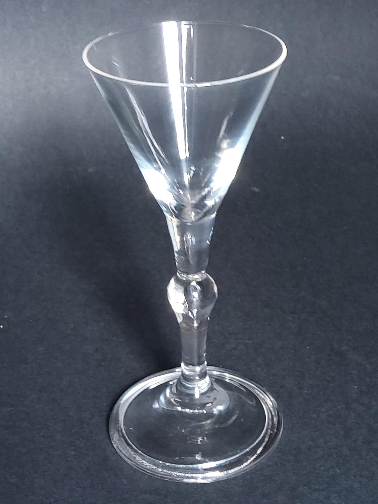 Georgian Tear Drop Air Bead Wine Glass (1 of 5) Georgian Tear Drop Air Bead Wine Glass (1 of 5)