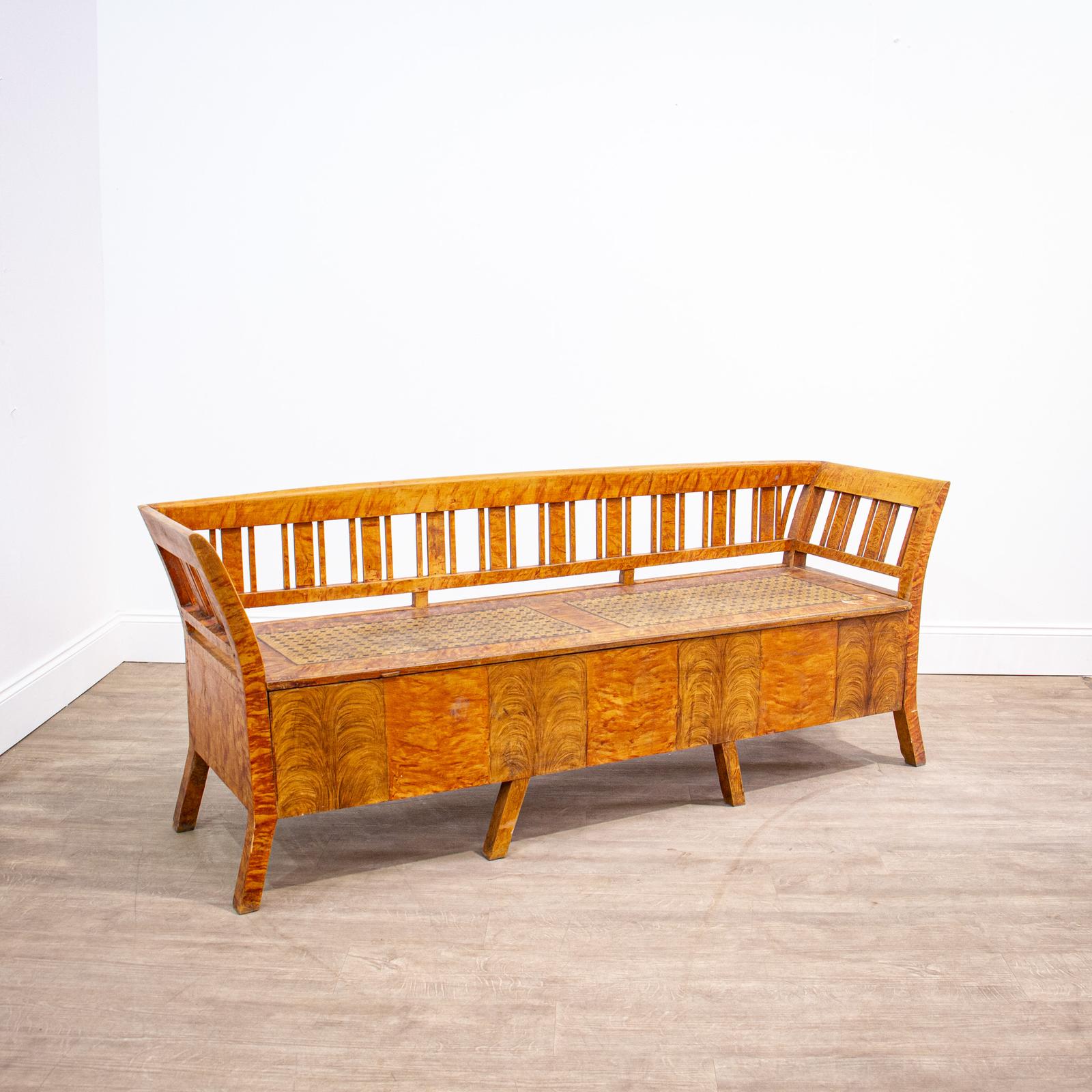Long Scumble Painted Scandinavian Pine Box Seat or Day Bed (1 of 14) Long Scumble Painted Scandinavian Pine Box Seat or Day Bed (1 of 14)