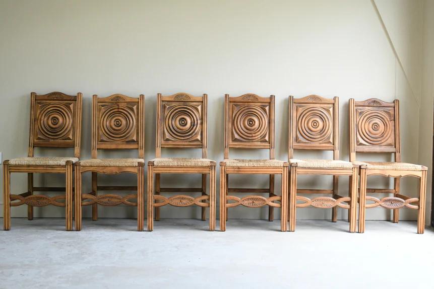 French 20th Century Beech Furniture - main image