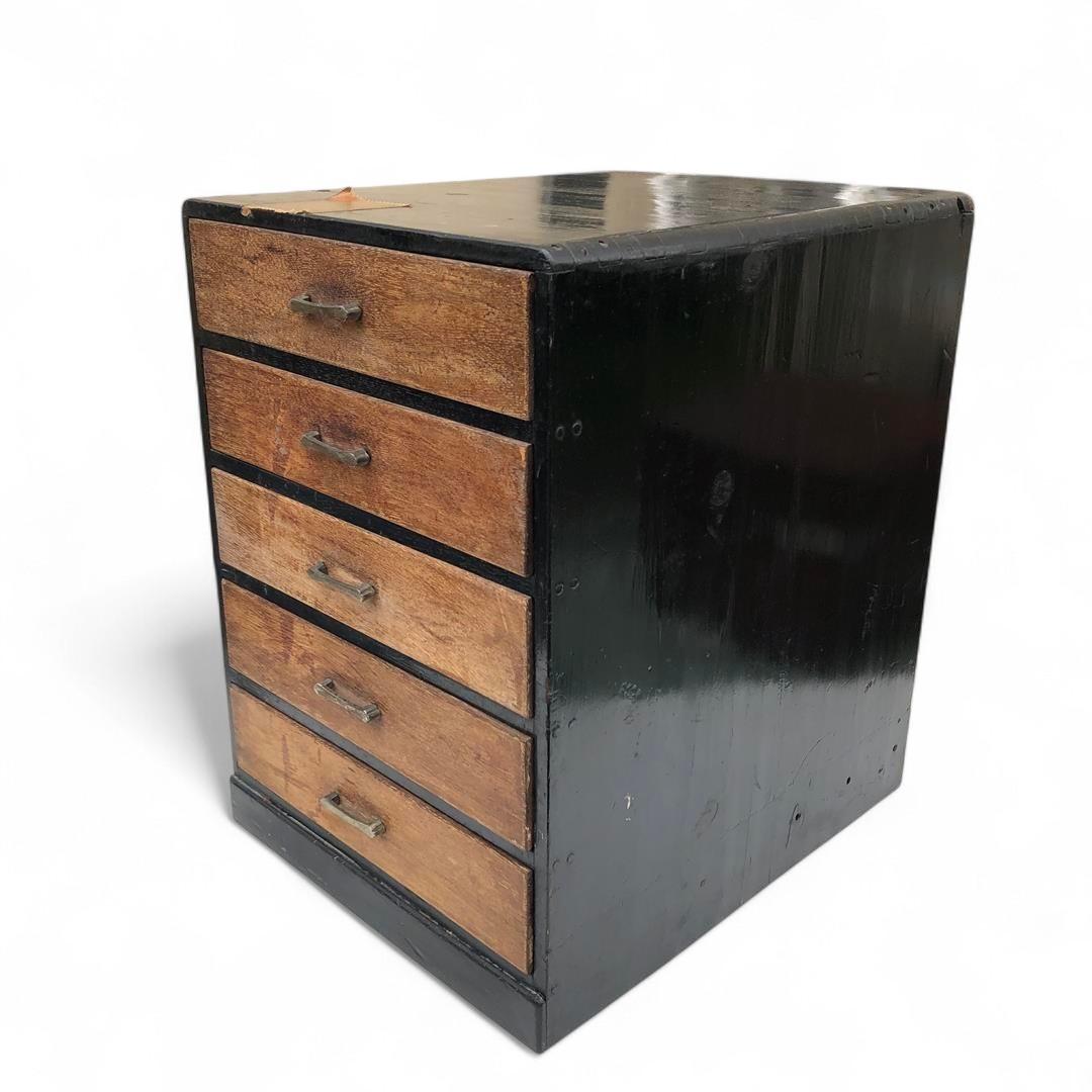 Vintage Japanese Haribako Tansu Little Sewing Chest of Drawers (1 of 11)