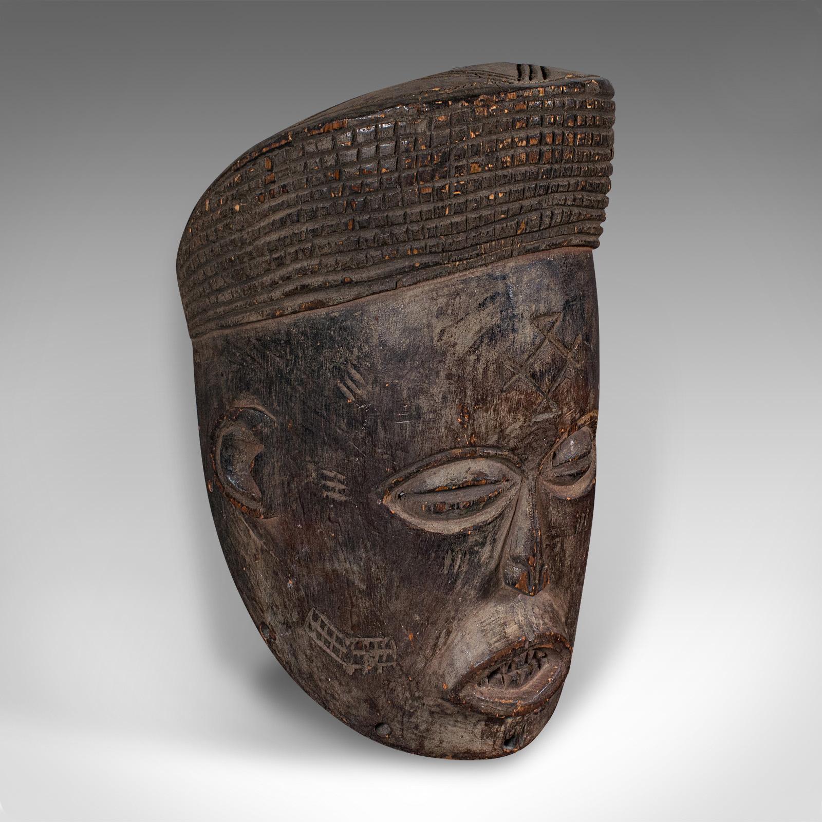 Antique Chokwe Mask, Central Africa, Carved Hardwood, Tribal c.1900 (1 of 9) Antique Chokwe Mask, Central Africa, Carved Hardwood, Tribal c.1900 (1 of 9)