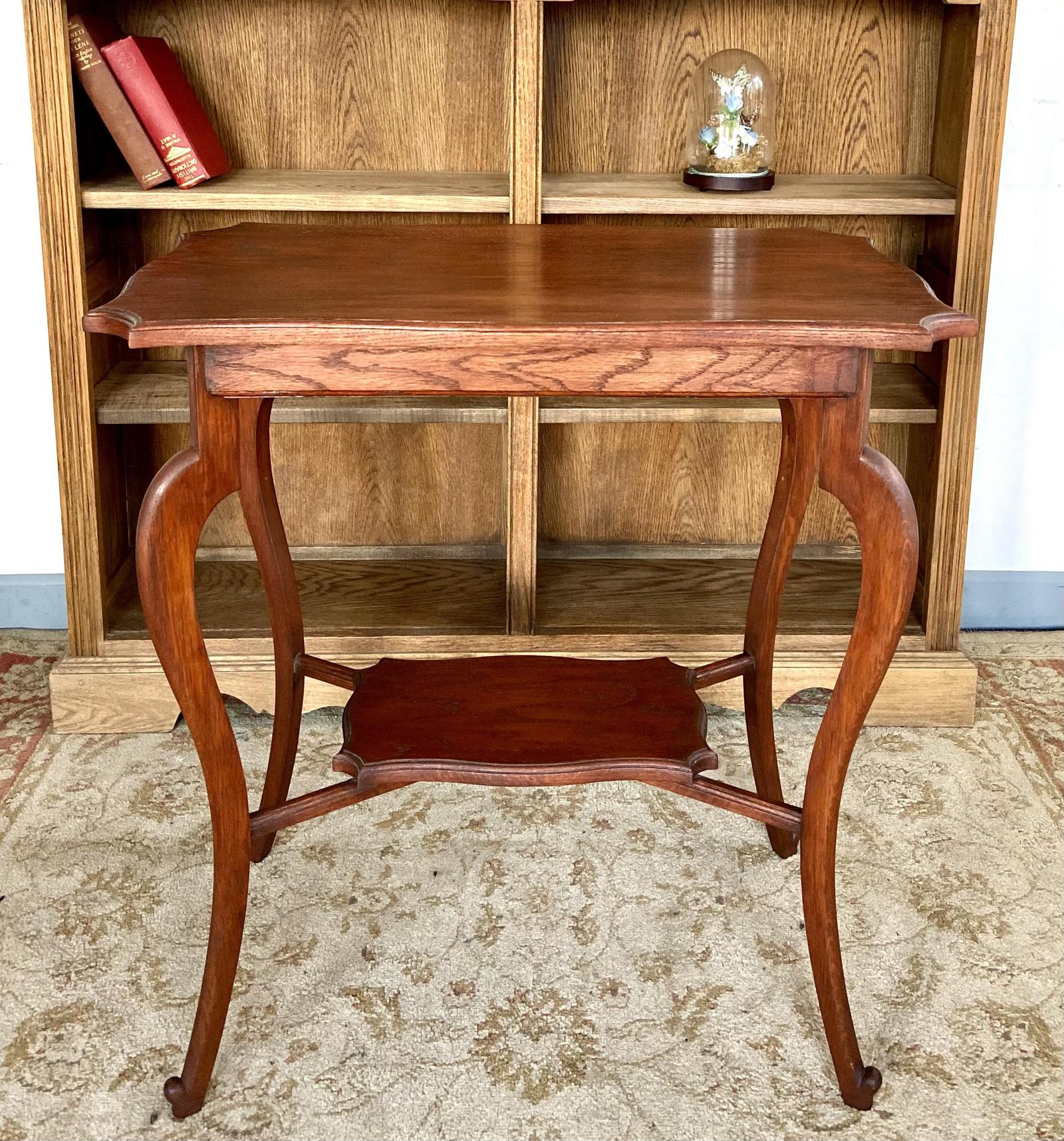 Vintage Edwardian Table /  Two-tier Occasional Table / Made in England 1900-1910 (1 of 10)