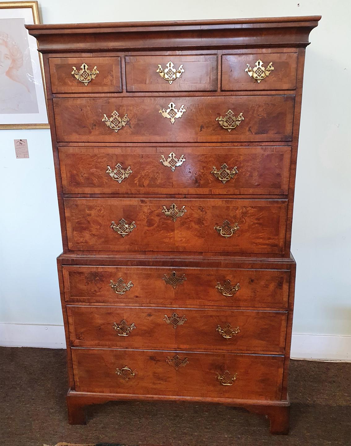 Early Georgian Walnut Chest on Chest (1 of 8) Early Georgian Walnut Chest on Chest (1 of 8)