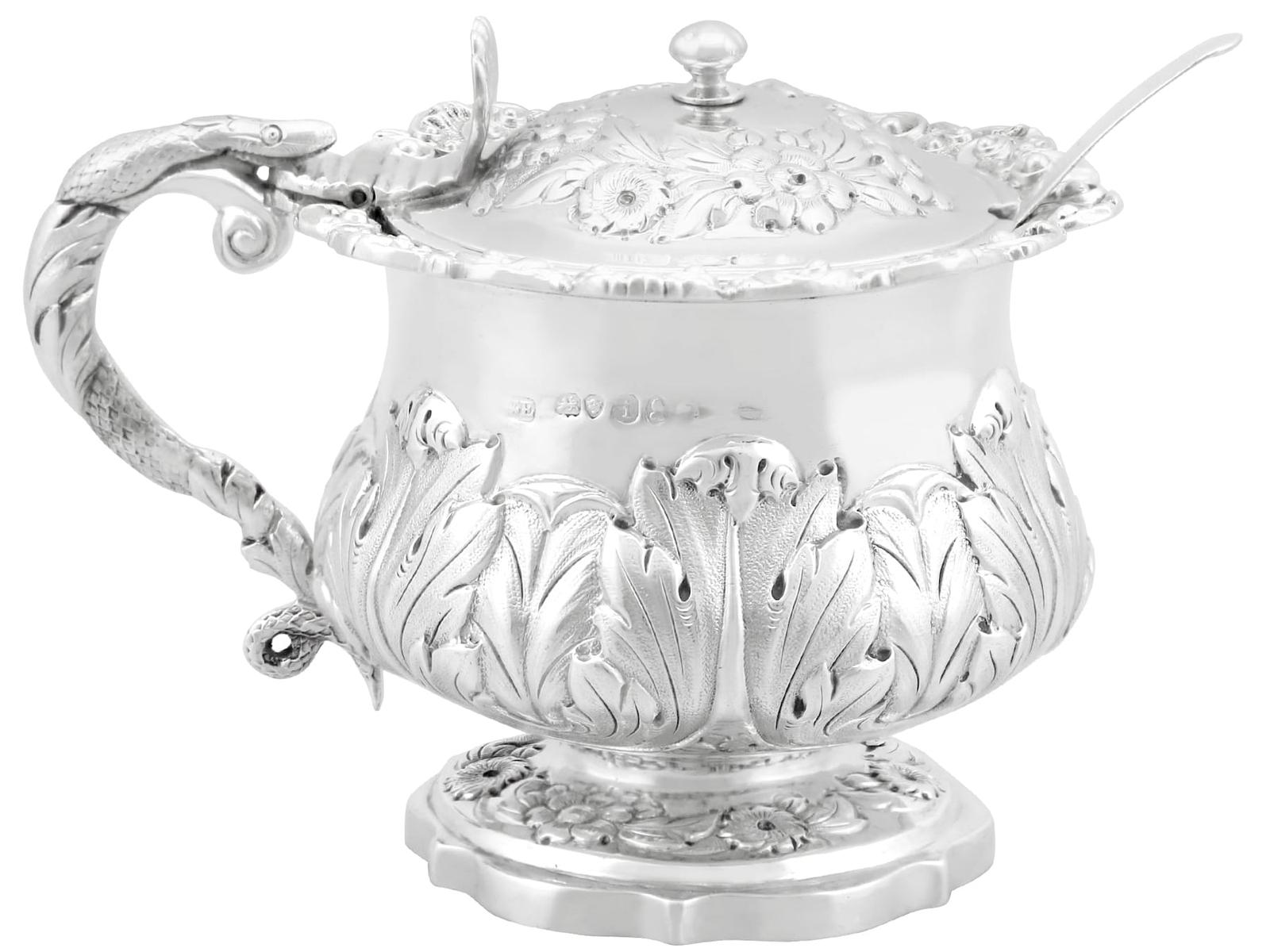 Antique George IV Sterling Silver Mustard Pot (1 of 15)