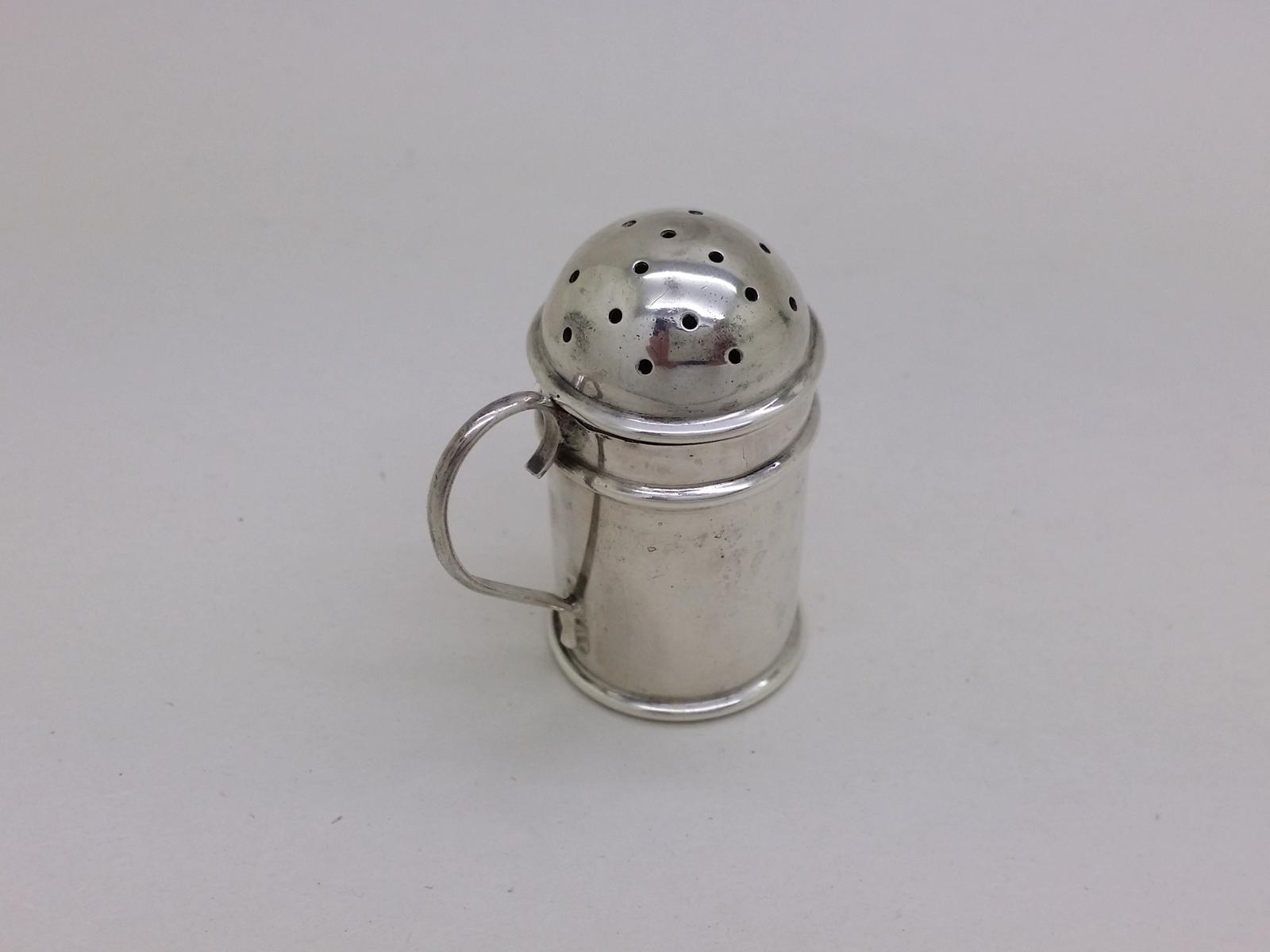 Edwardian 1903 Sterling Silver Kitchen Pepper Pot Hallmarked Birmingham (1 of 15)