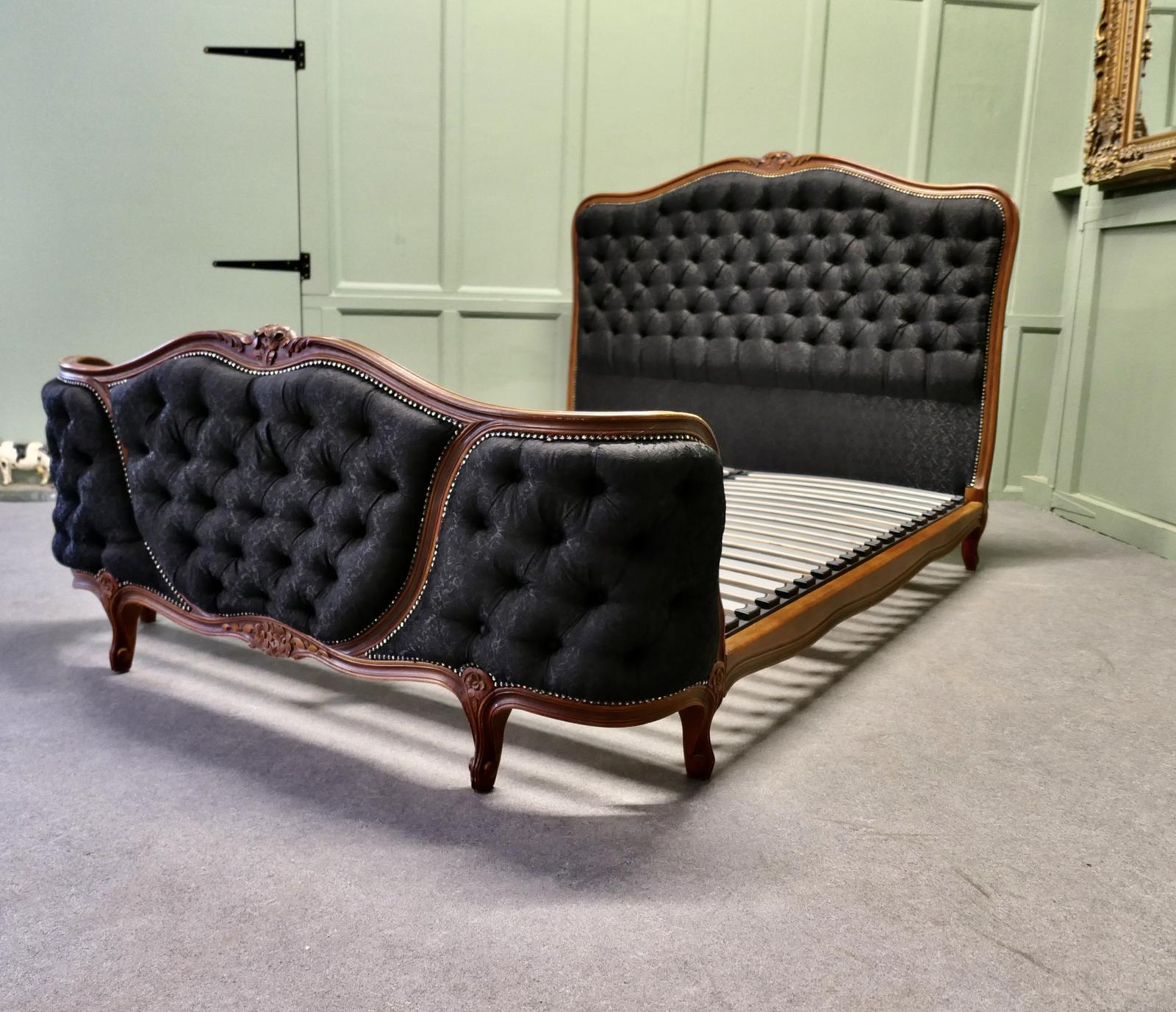 19th C French Corbielle Double Bed (1 of 6)