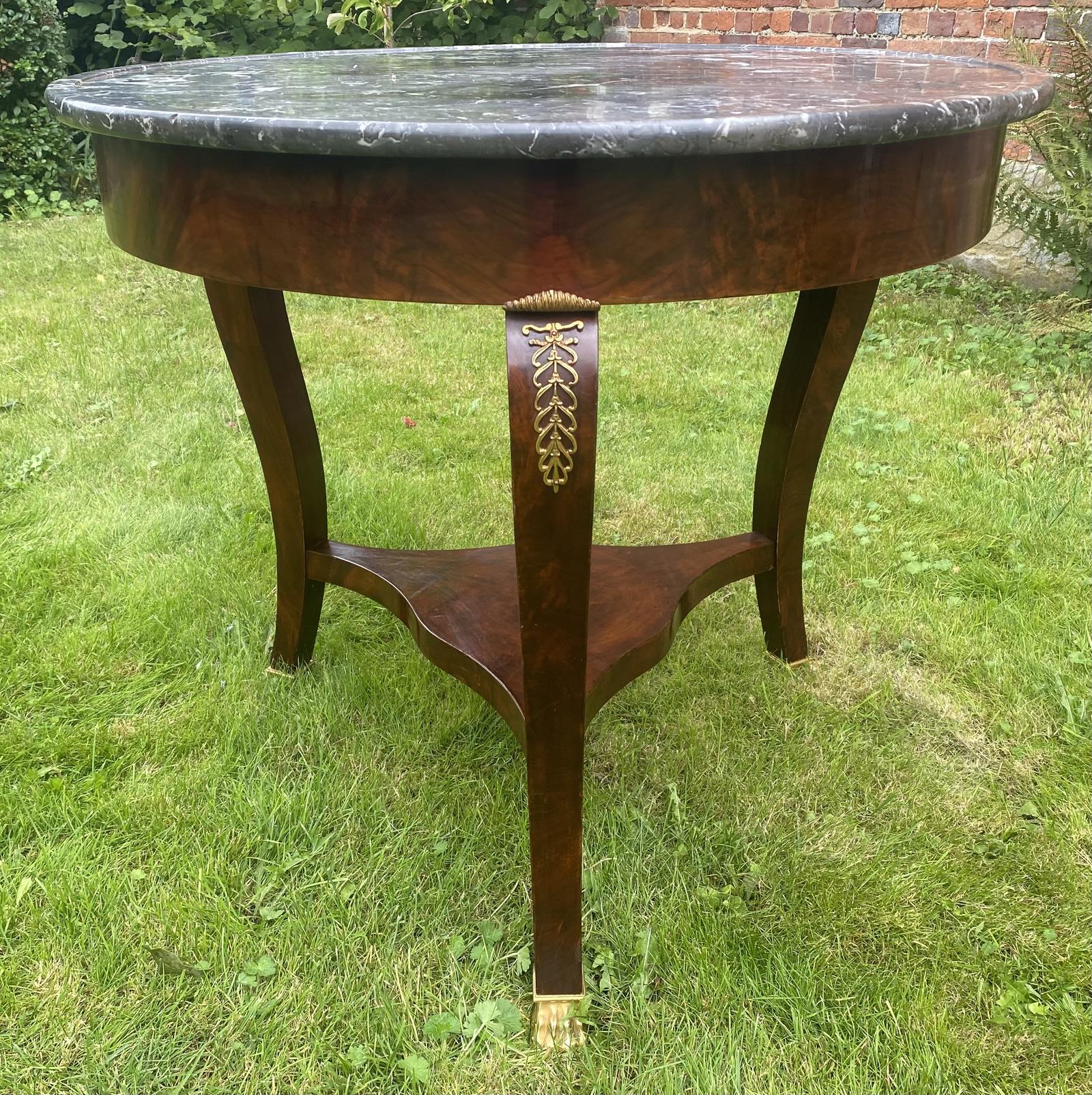 Restauration Period Gueridon in Flame Mahogany (1 of 8)