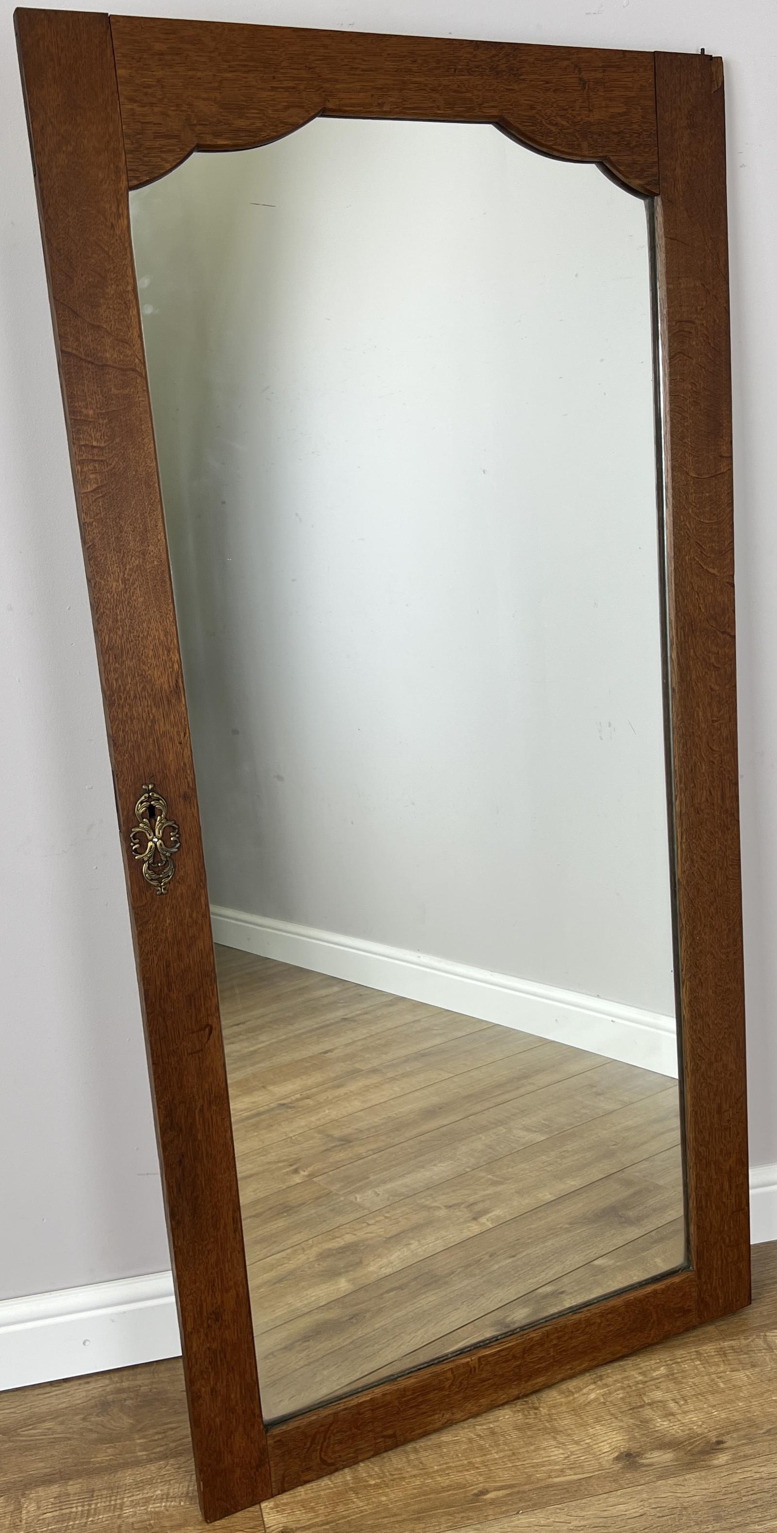 Mirror Antique French Style Oak Wardrobe Mirror Decorative Frame (1 of 9) Mirror Antique French Style Oak Wardrobe Mirror Decorative Frame (1 of 9)