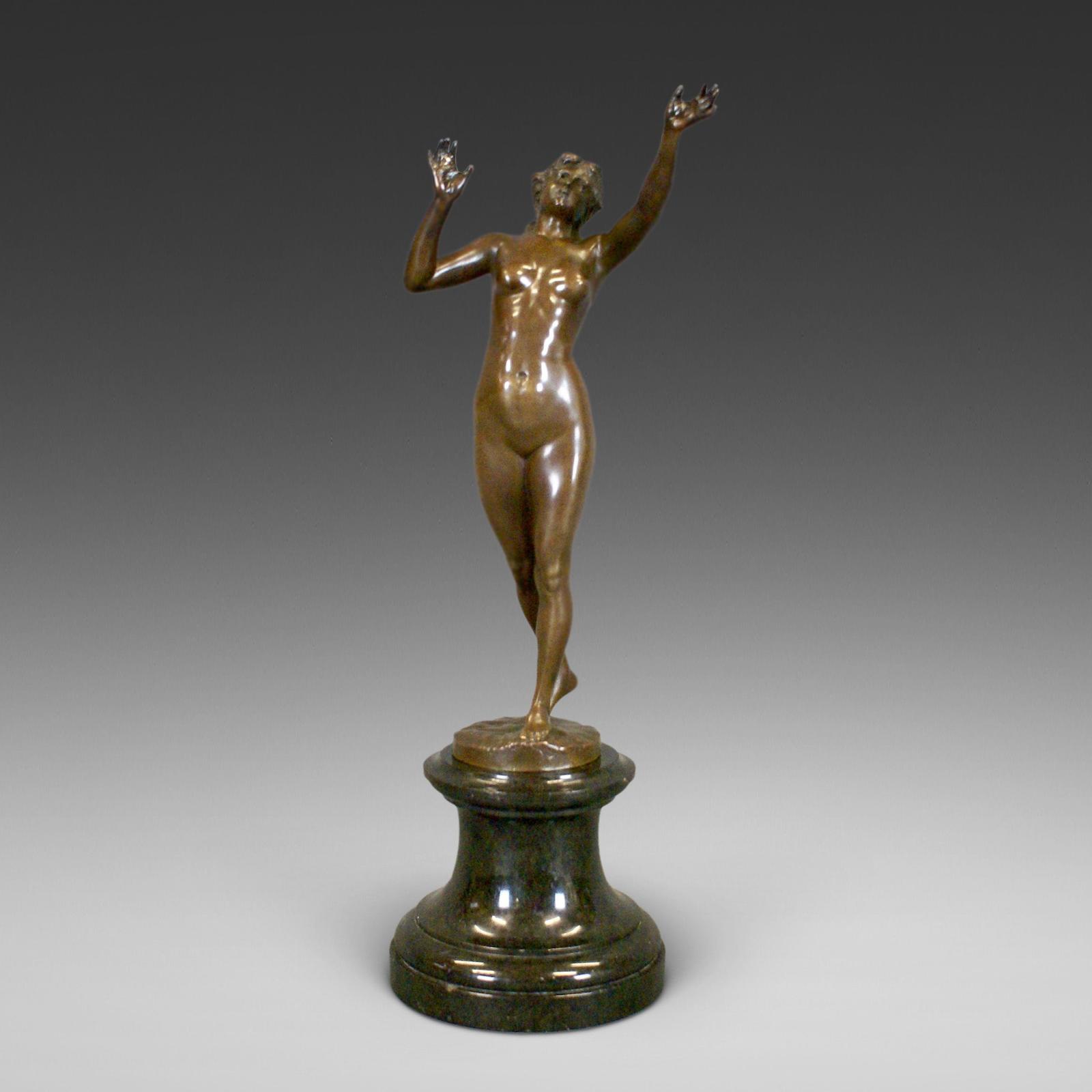 Elegant 19th Century Bronze Female Nude (1 of 6)