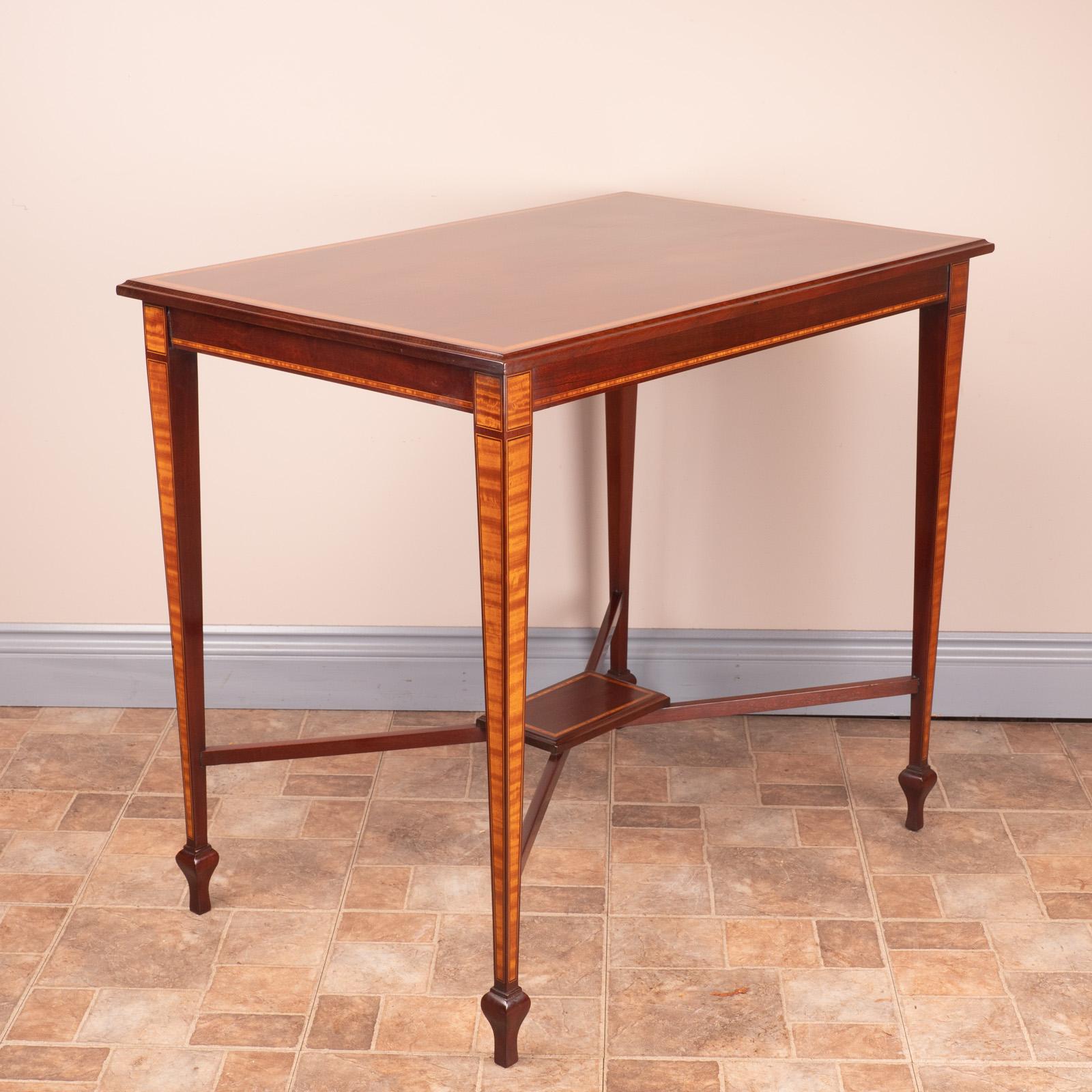 Good Quality Edwardian Inlaid Mahogany Occasional Table (1 of 18)