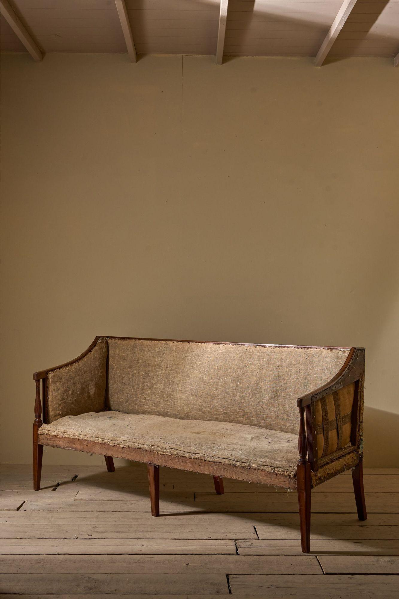 Large Georgian Mahogany Framed Sofa (1 of 5) Large Georgian Mahogany Framed Sofa (1 of 5)