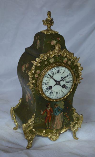 French Vernis Martin Mantel Clock (1 of 6) French Vernis Martin Mantel Clock (1 of 6)
